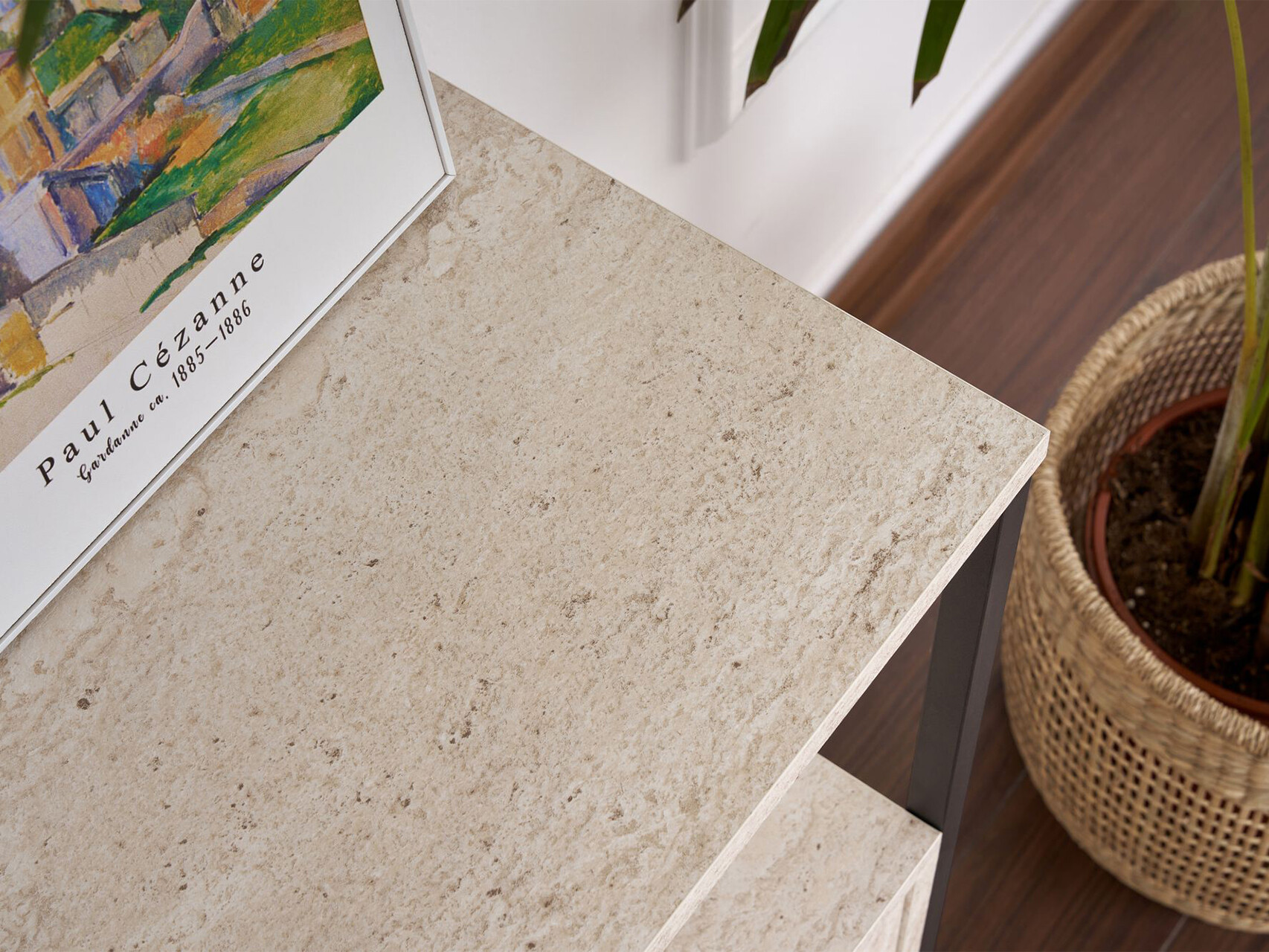 Aparador Novato 149 (Negro + Claro Travertine)