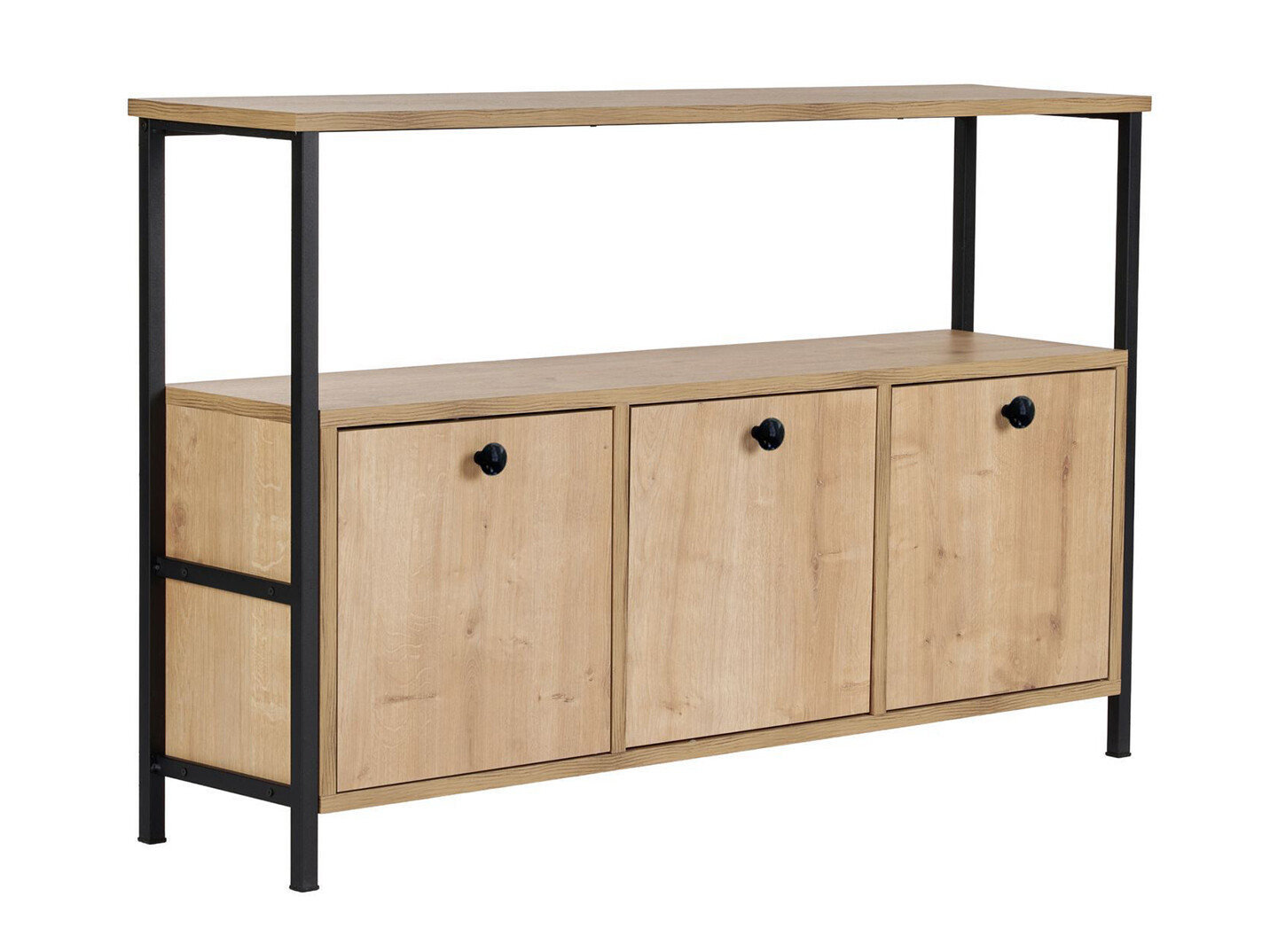 Aparador Novato 149 (Roble + Negro)