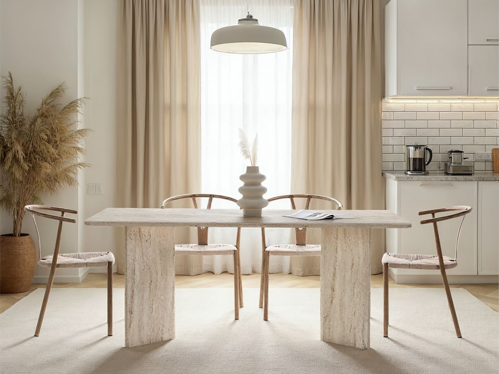 Mesa Novato 150 (Claro Travertine)