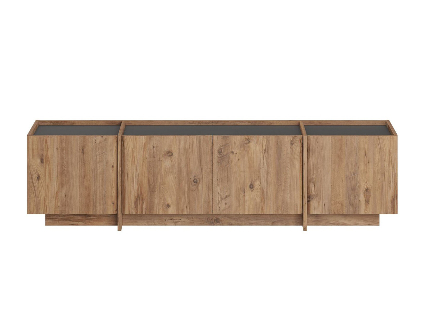 Mueble TV Novato 152 (Antracita + Pino)