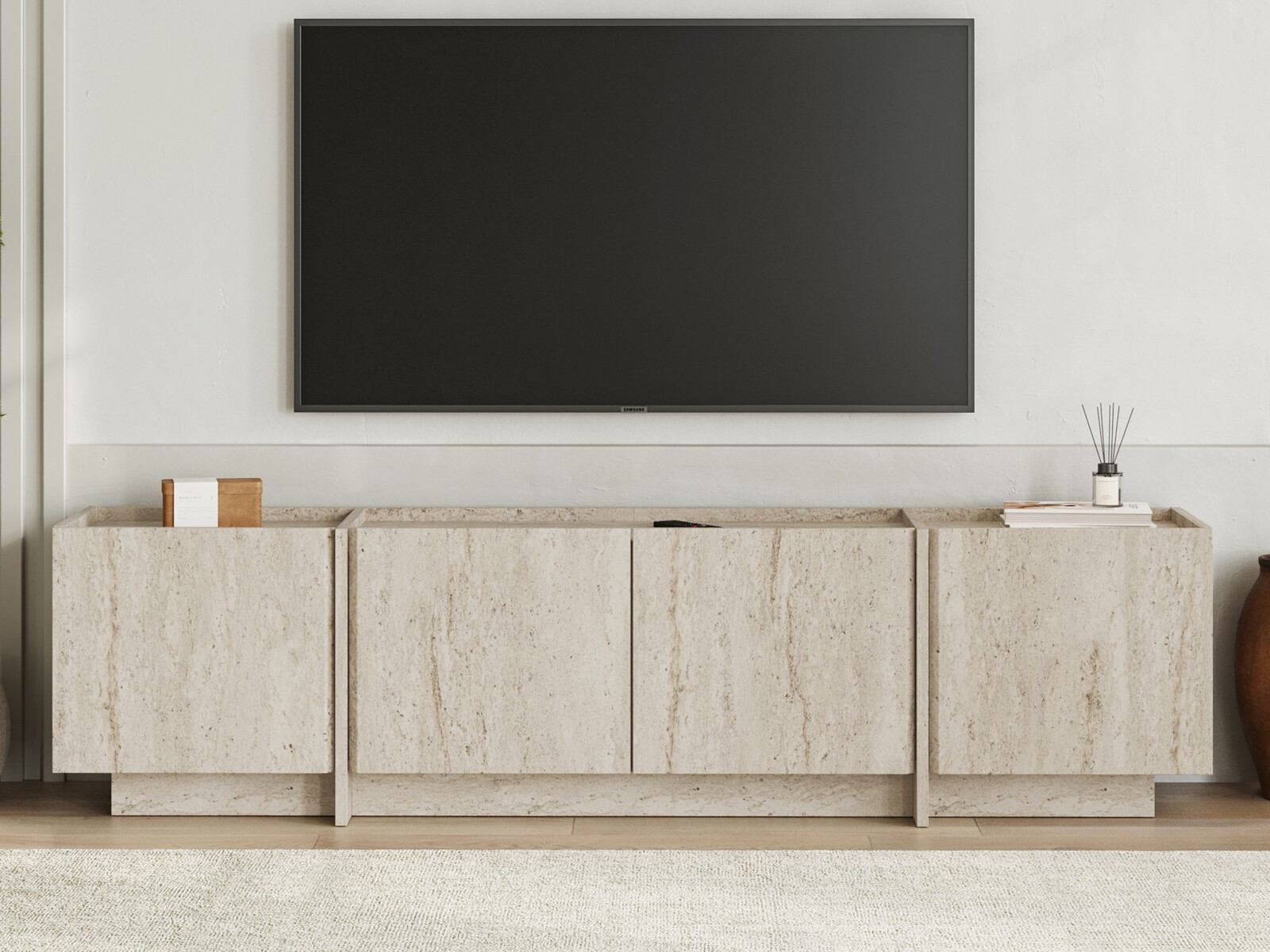 Mueble TV Novato 152 (Claro Travertine)