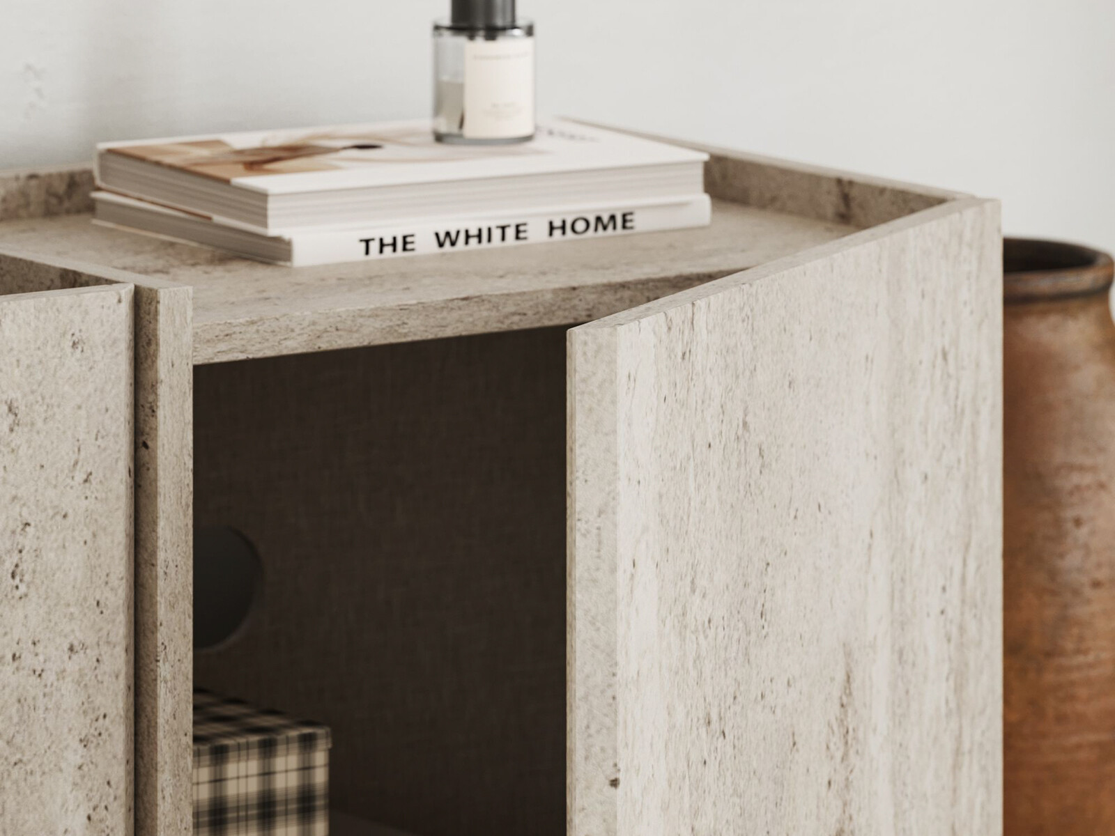 Mueble TV Novato 152 (Claro Travertine)