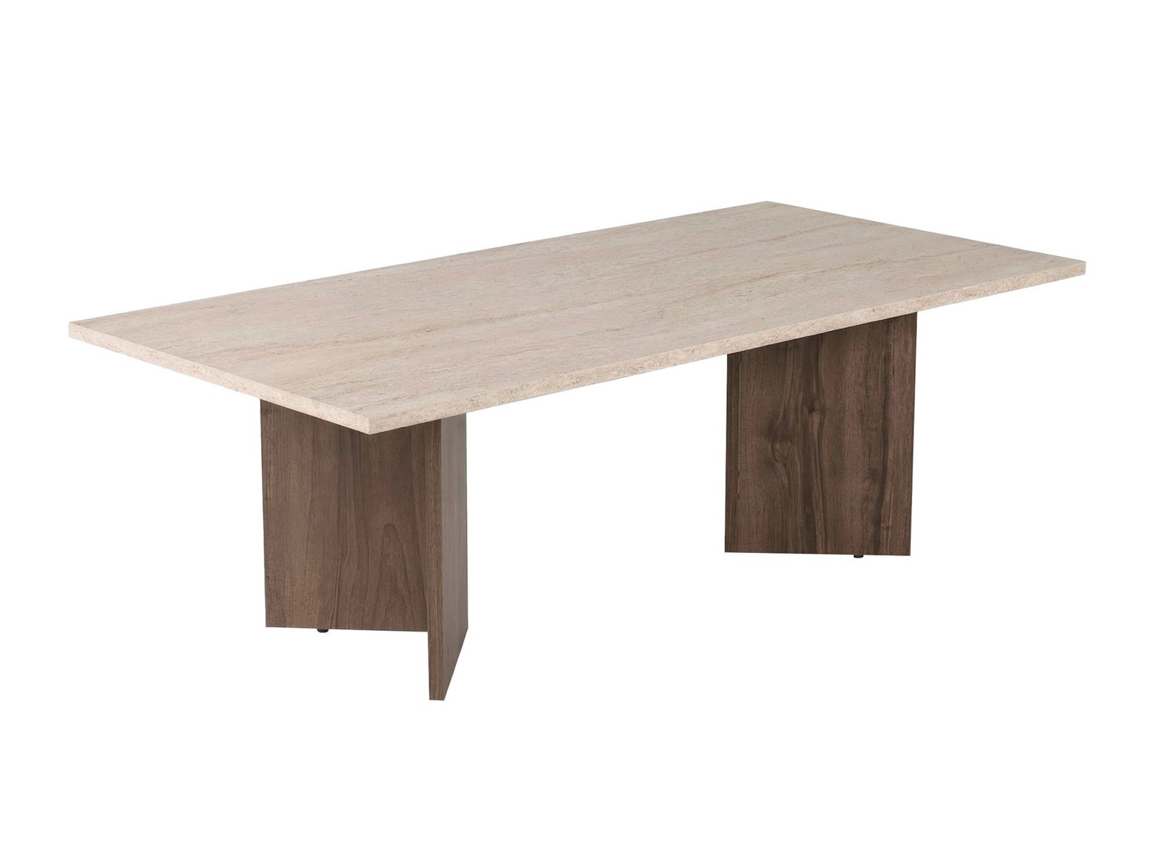 Mesa de centro Novato 132 (Travertine + Nogal)
