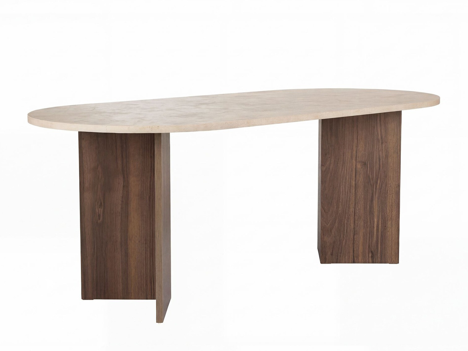 Mesa Novato 138 (Claro Travertine + Nogal)