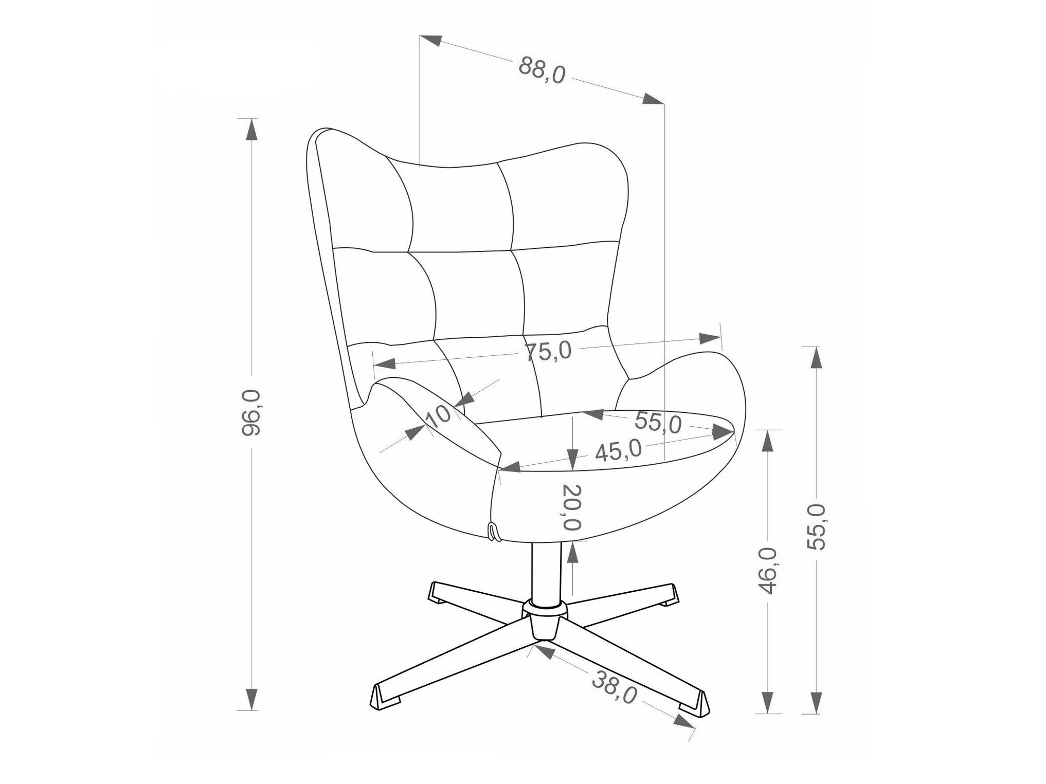 Sillón Houston 2127 (Beige)