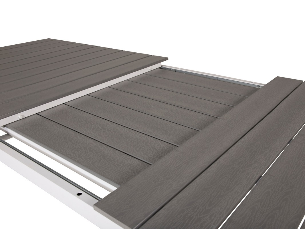 Mesa para exterior Dallas 668 (Gris + Blanco)