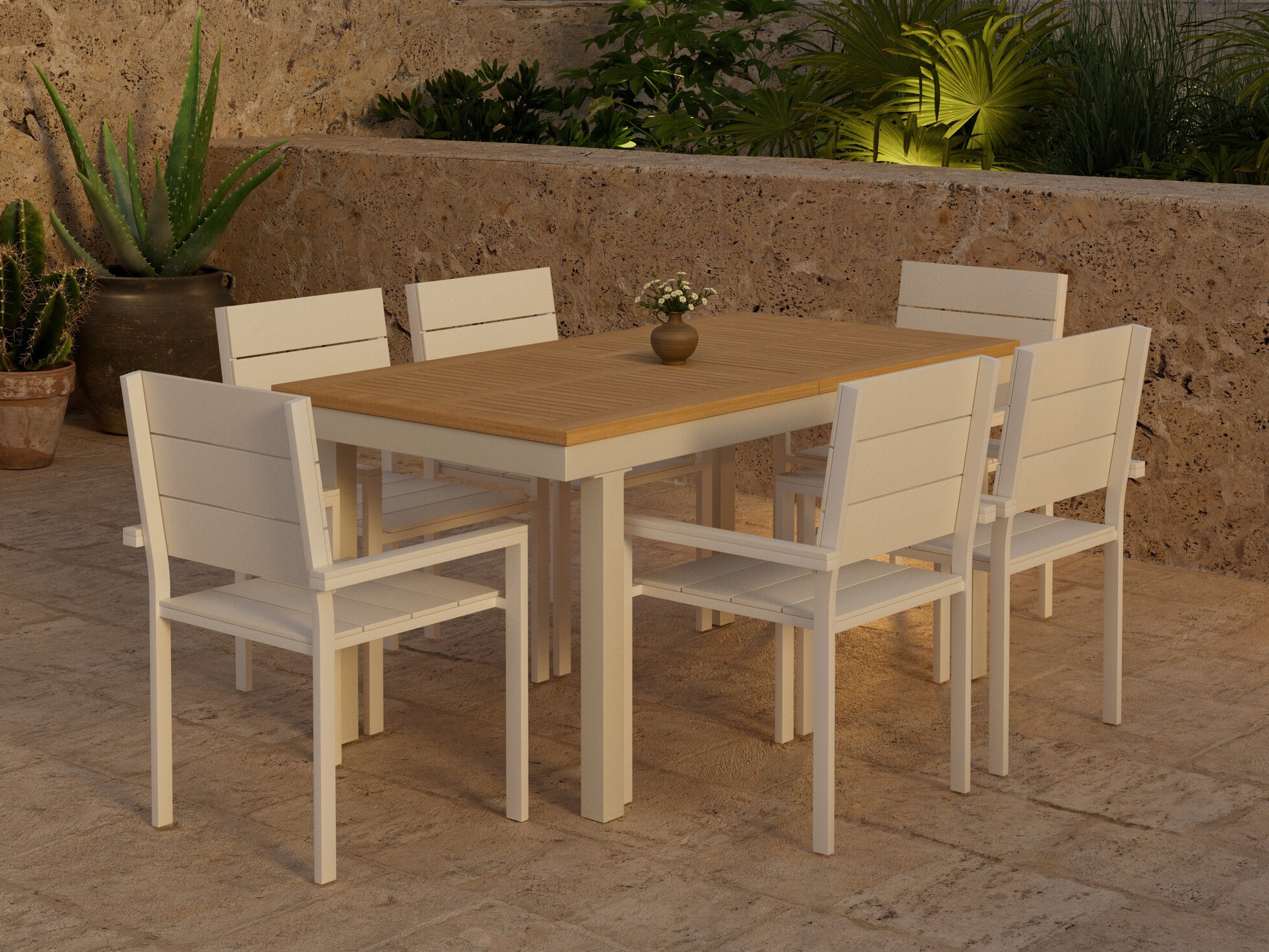 Conjunto de mesa y sillas Dallas 5309