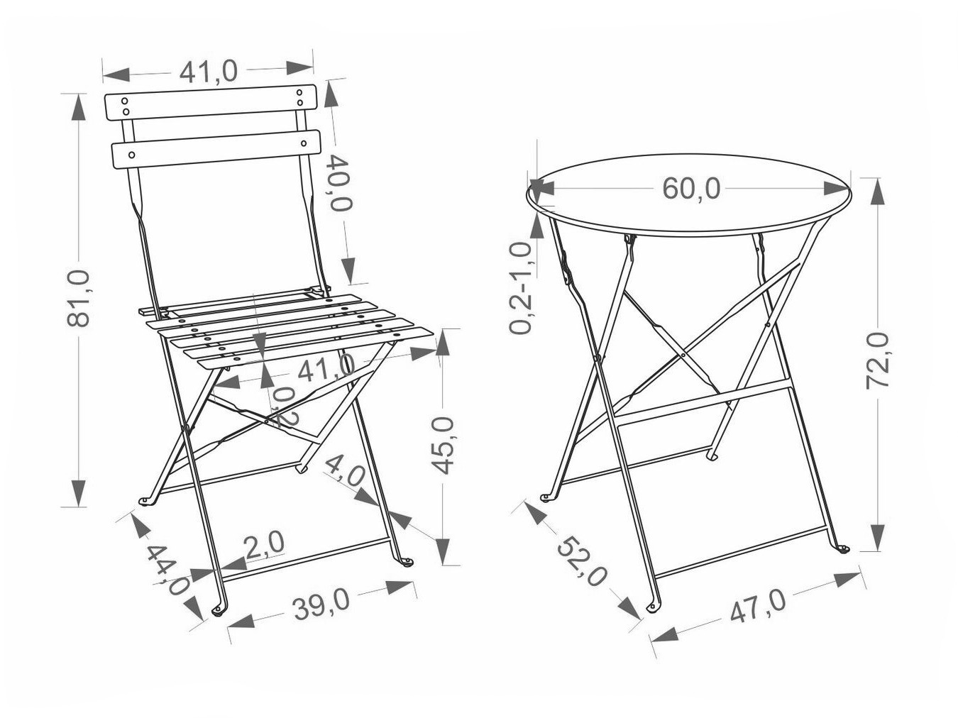 Conjunto de terraza Houston 2129 (Capuchino)