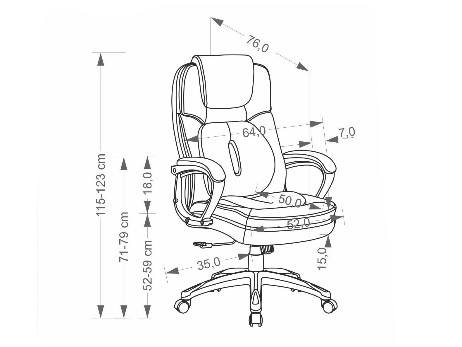 Silla de oficina Houston 2133