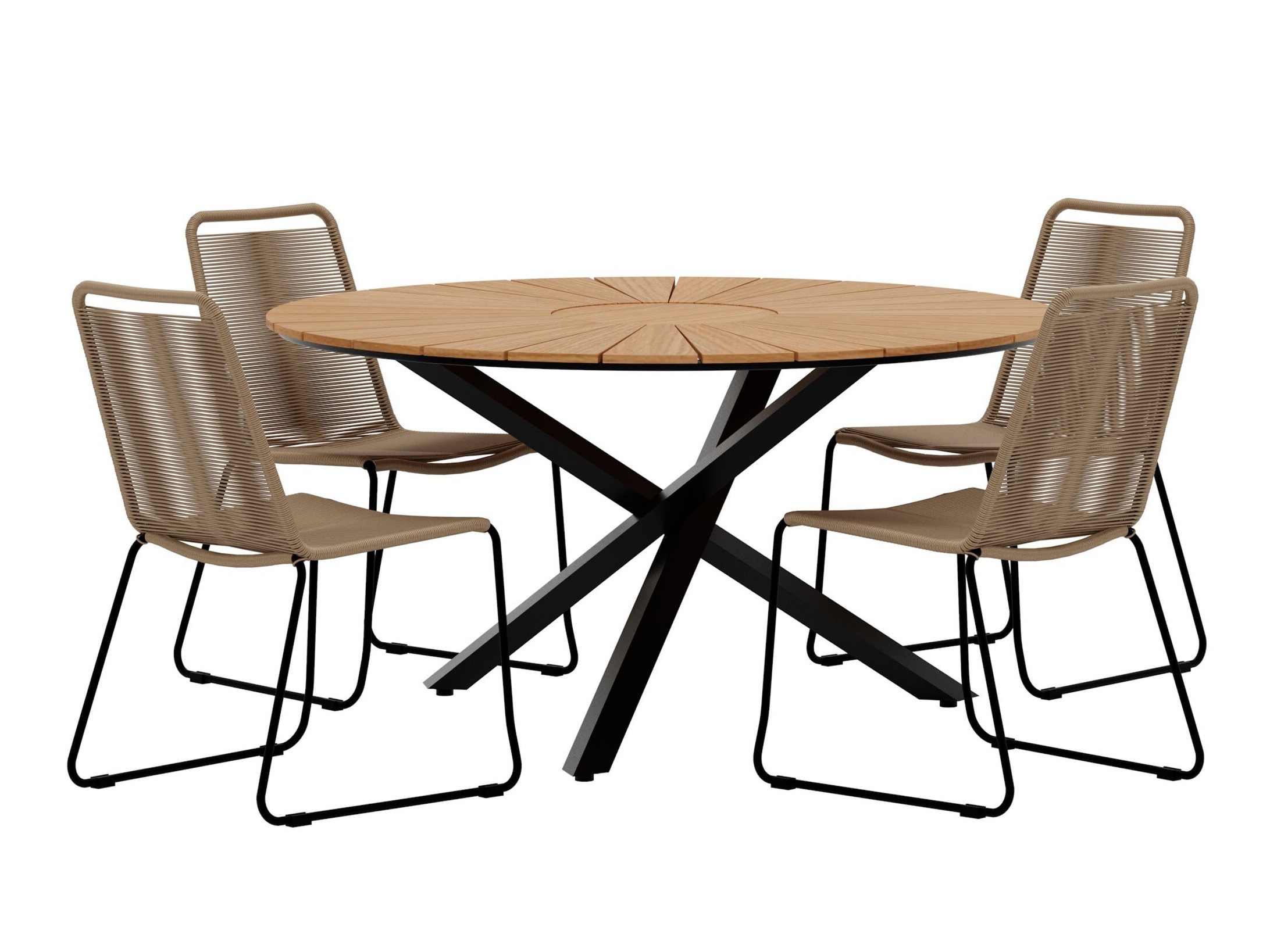 Conjunto de mesa y sillas Dallas 5313