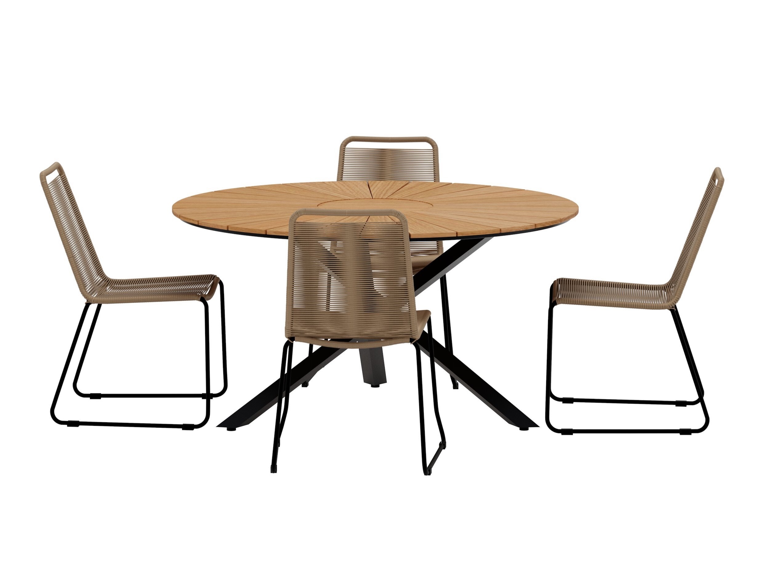 Conjunto de mesa y sillas Dallas 5313