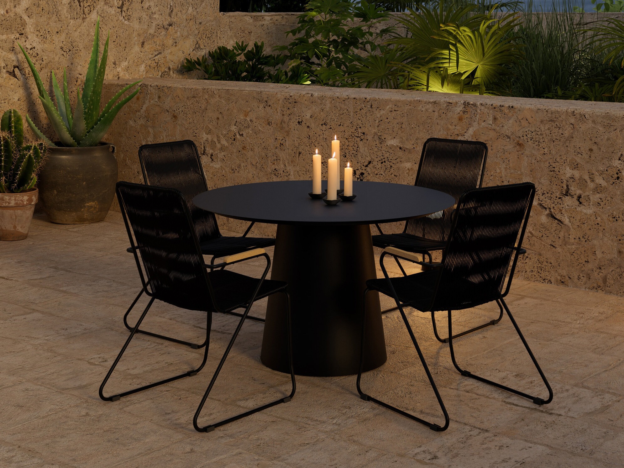 Conjunto de mesa y sillas Dallas 5316