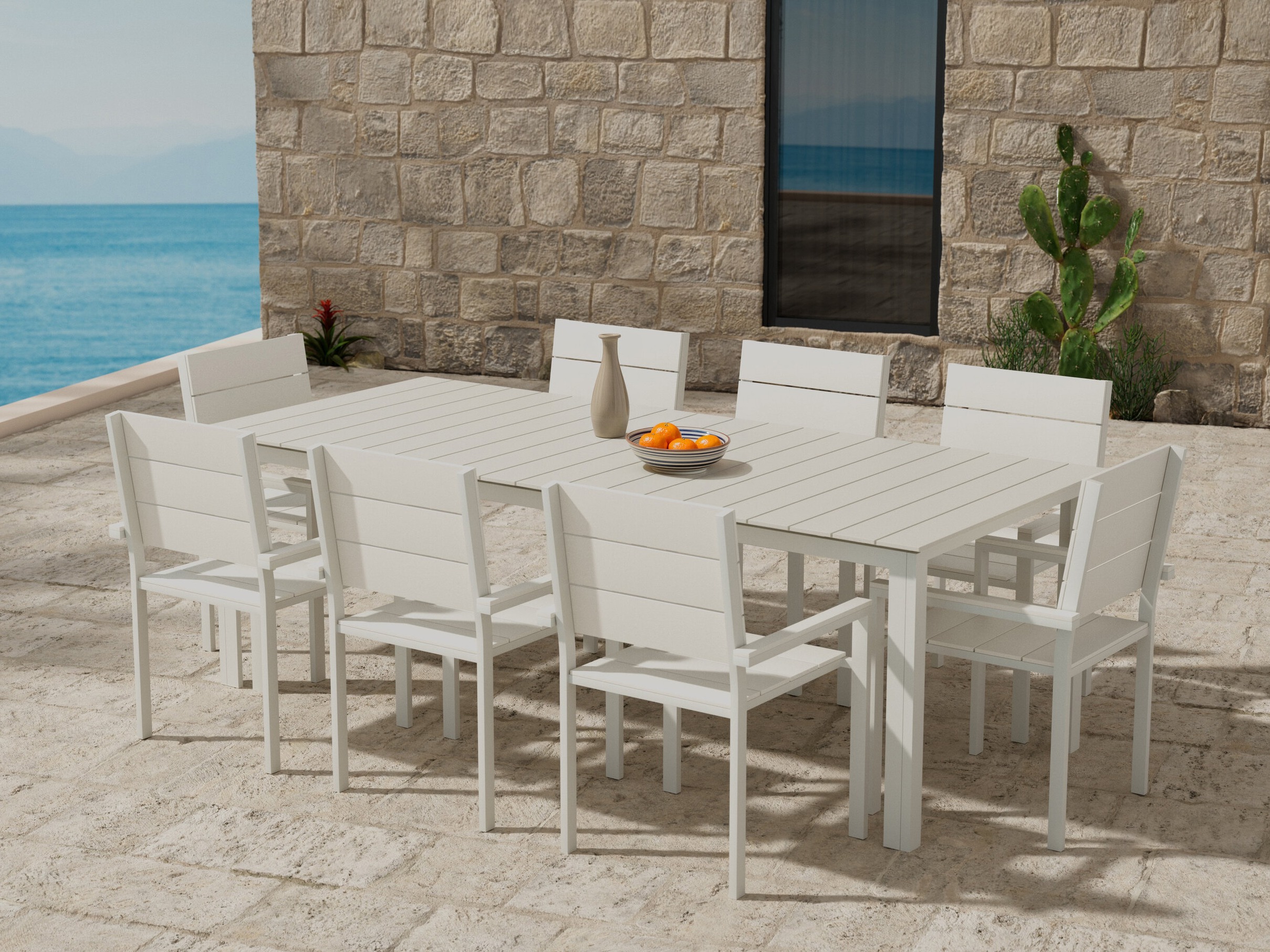Conjunto de mesa y sillas Dallas 5317 (Beige)