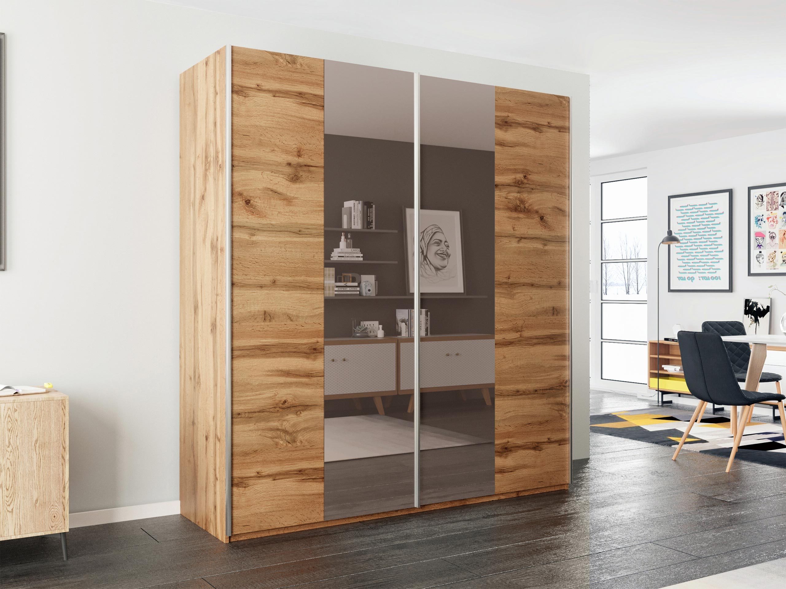 Armario Honolulu 128 (Roble wotan)