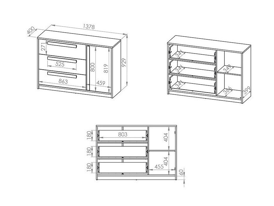 Conjunto de dormitorio infantil Tivruve 115