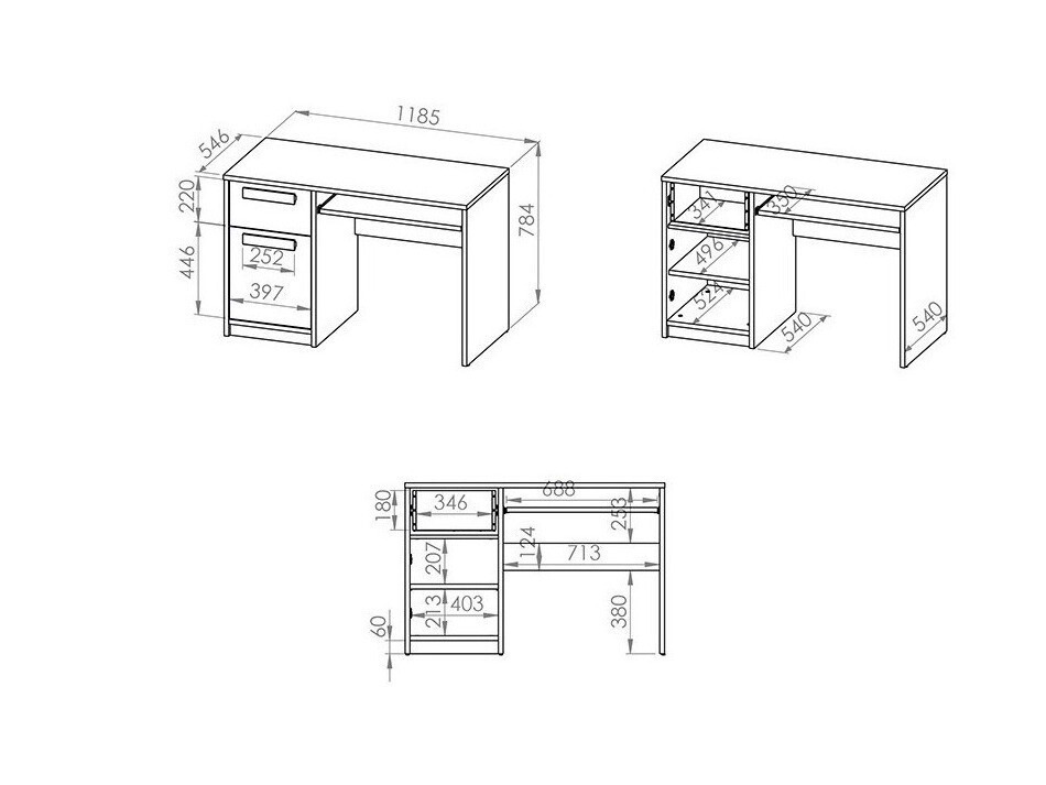Conjunto de dormitorio infantil Tivruve 115