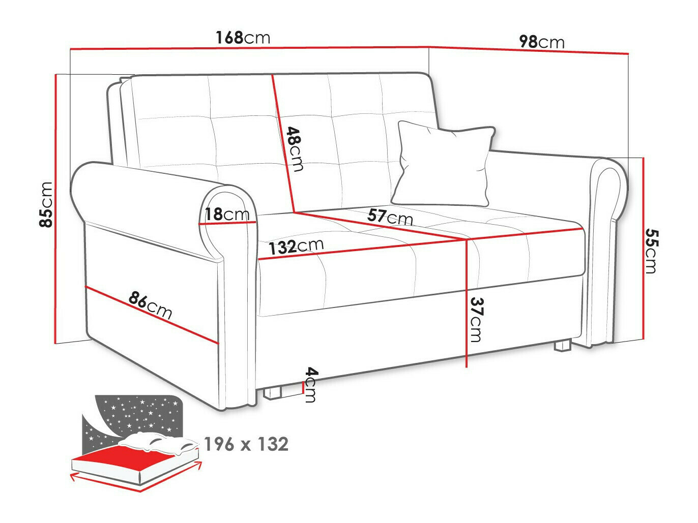 Sofá cama SP6917