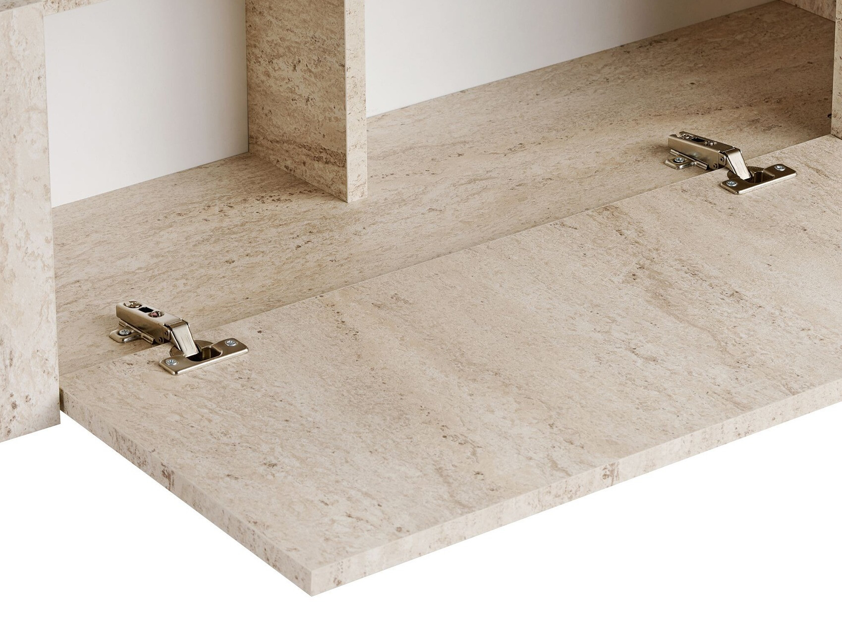 Mueble TV Novato 154 (Dorado + Claro Travertine)