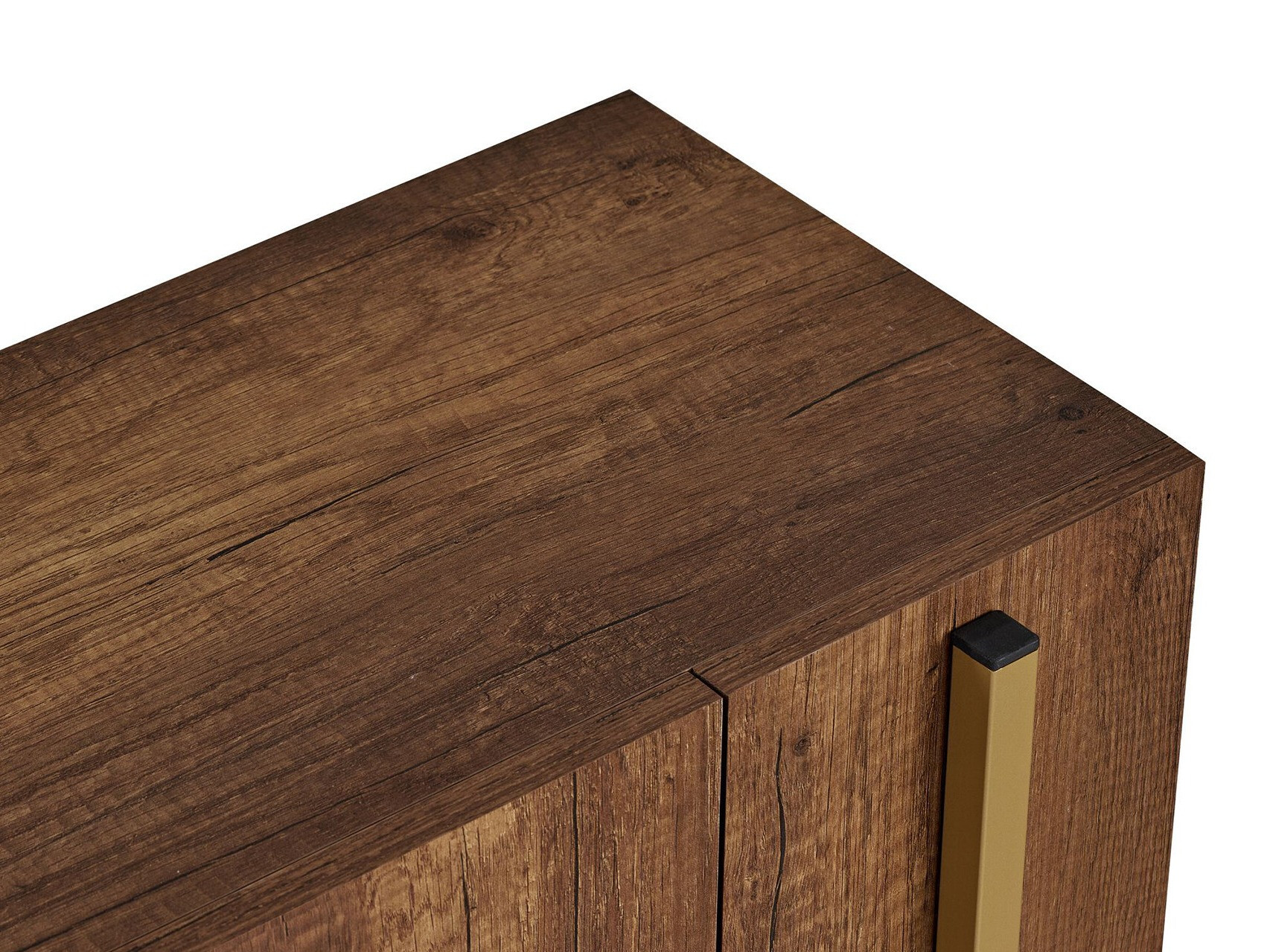 Mueble TV Novato 154 (Dorado + Nogal)