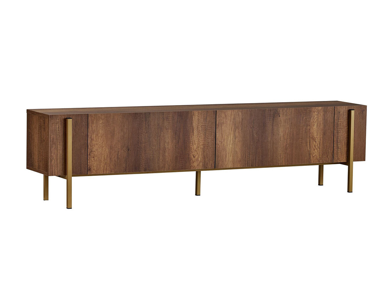 Mueble TV Novato 154 (Dorado + Nogal)