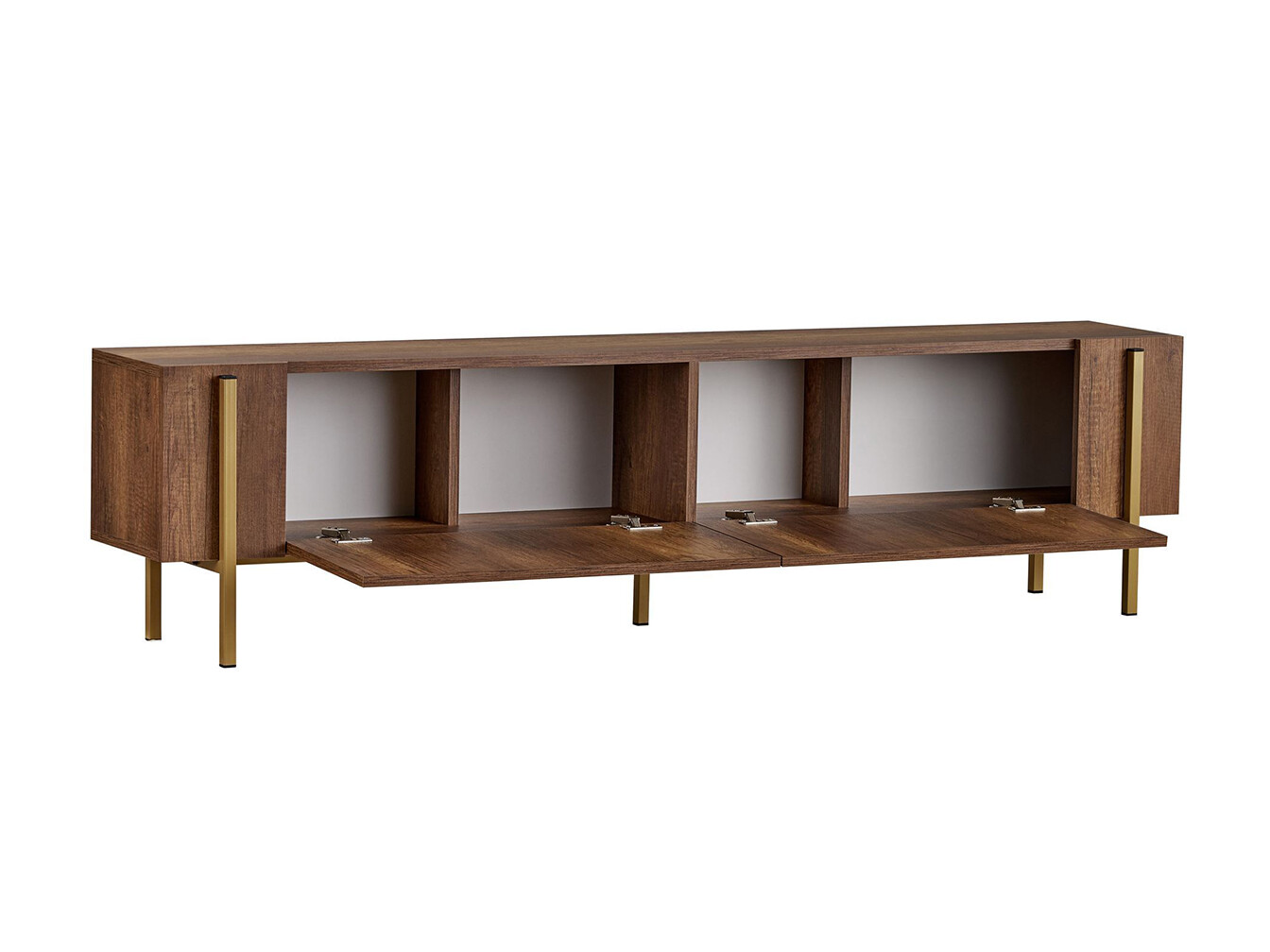 Mueble TV Novato 154 (Dorado + Nogal)