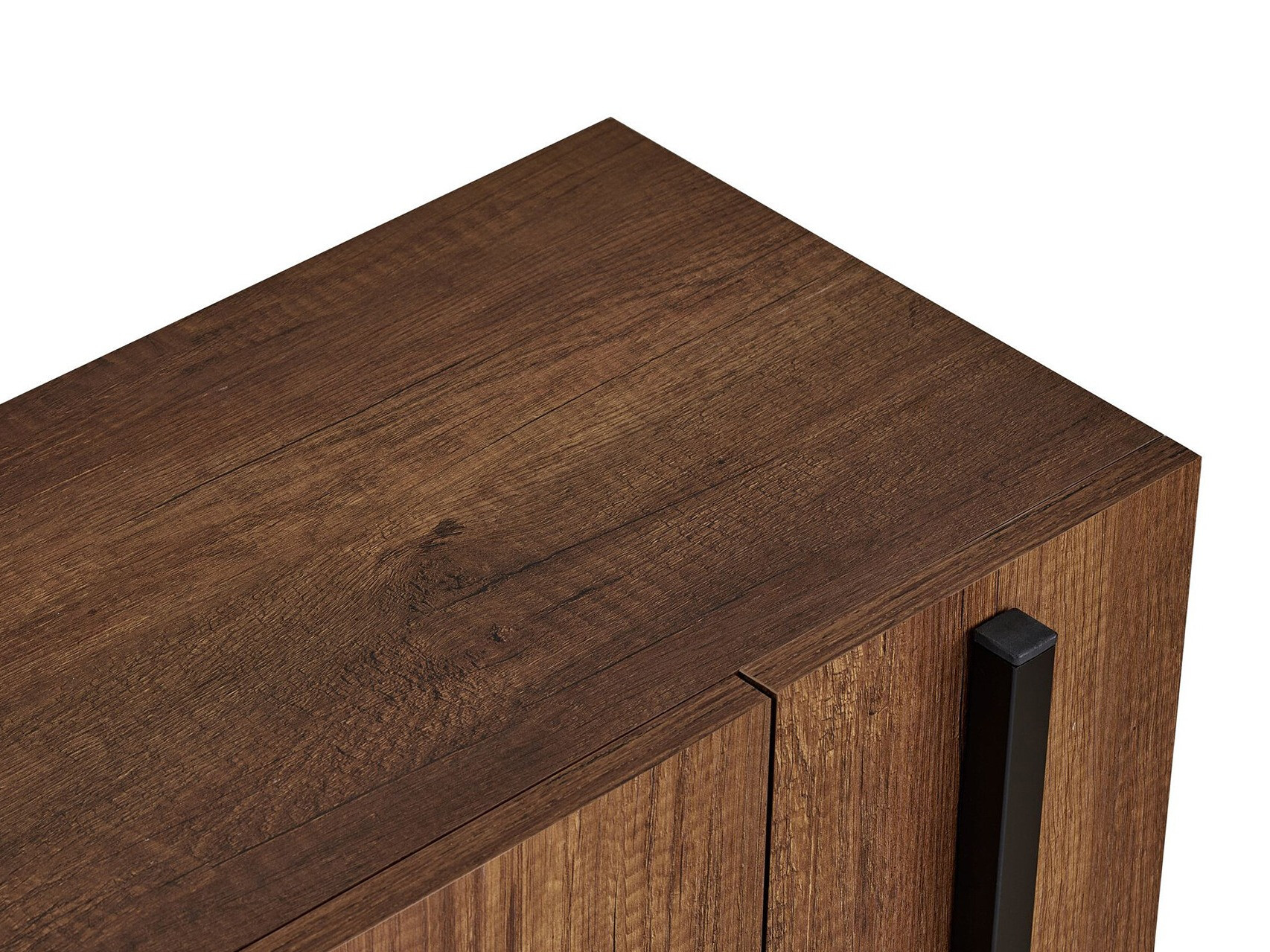 Mueble TV Novato 154 (Negro + Nogal)