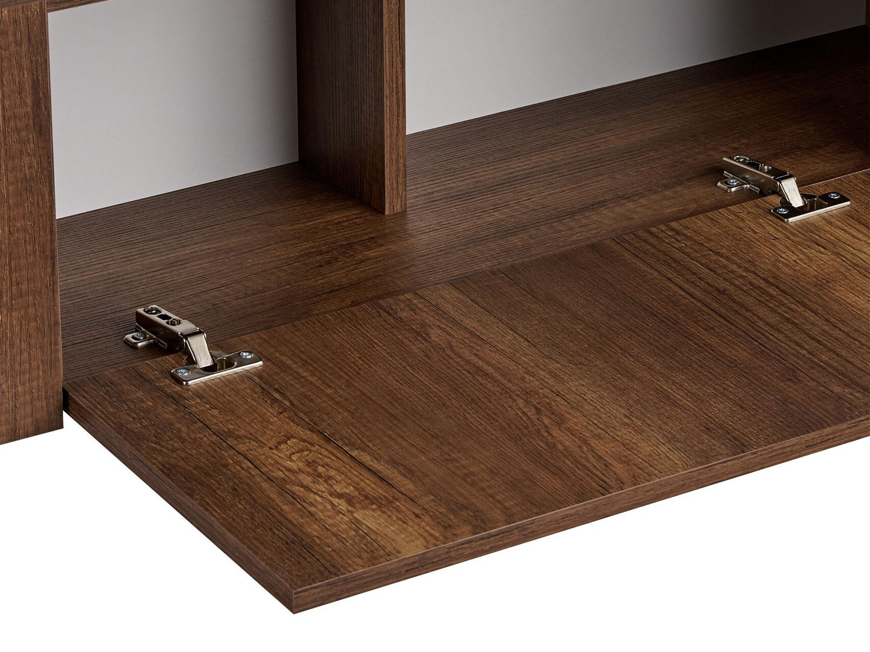 Mueble TV Novato 154 (Negro + Nogal)