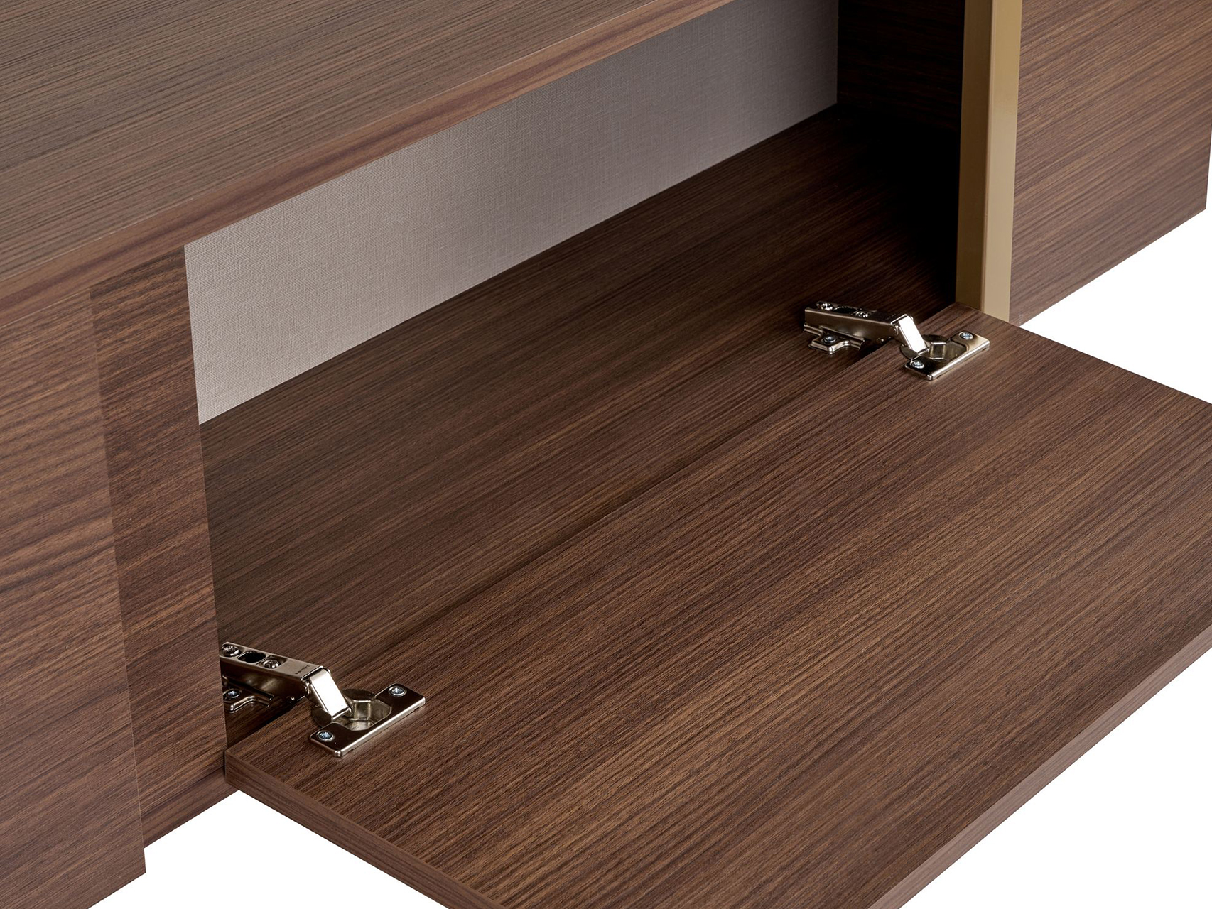 Mueble TV Novato 156 (Dorado + Nogal)