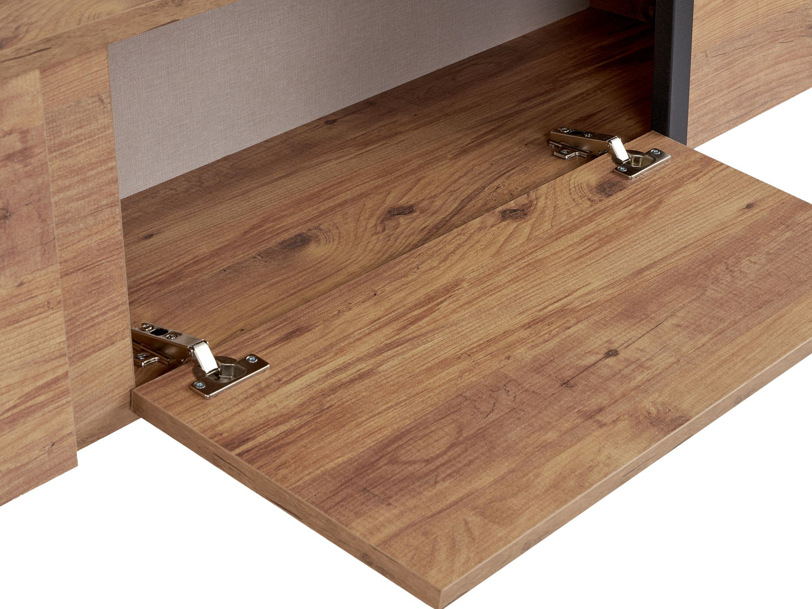Mueble TV Novato 156 (Negro + Pino)