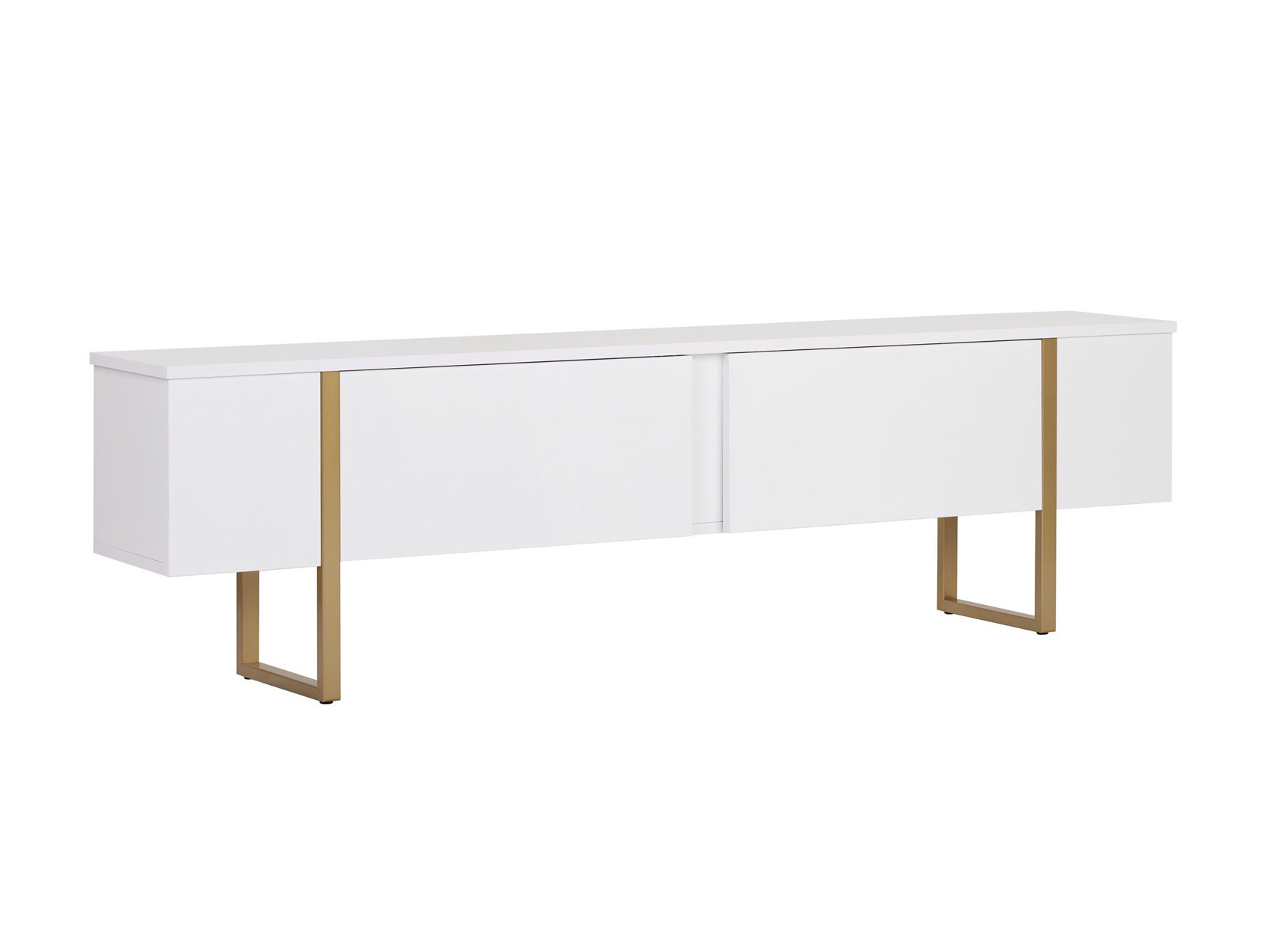Mueble TV Novato 156 (Blanco + Dorado)