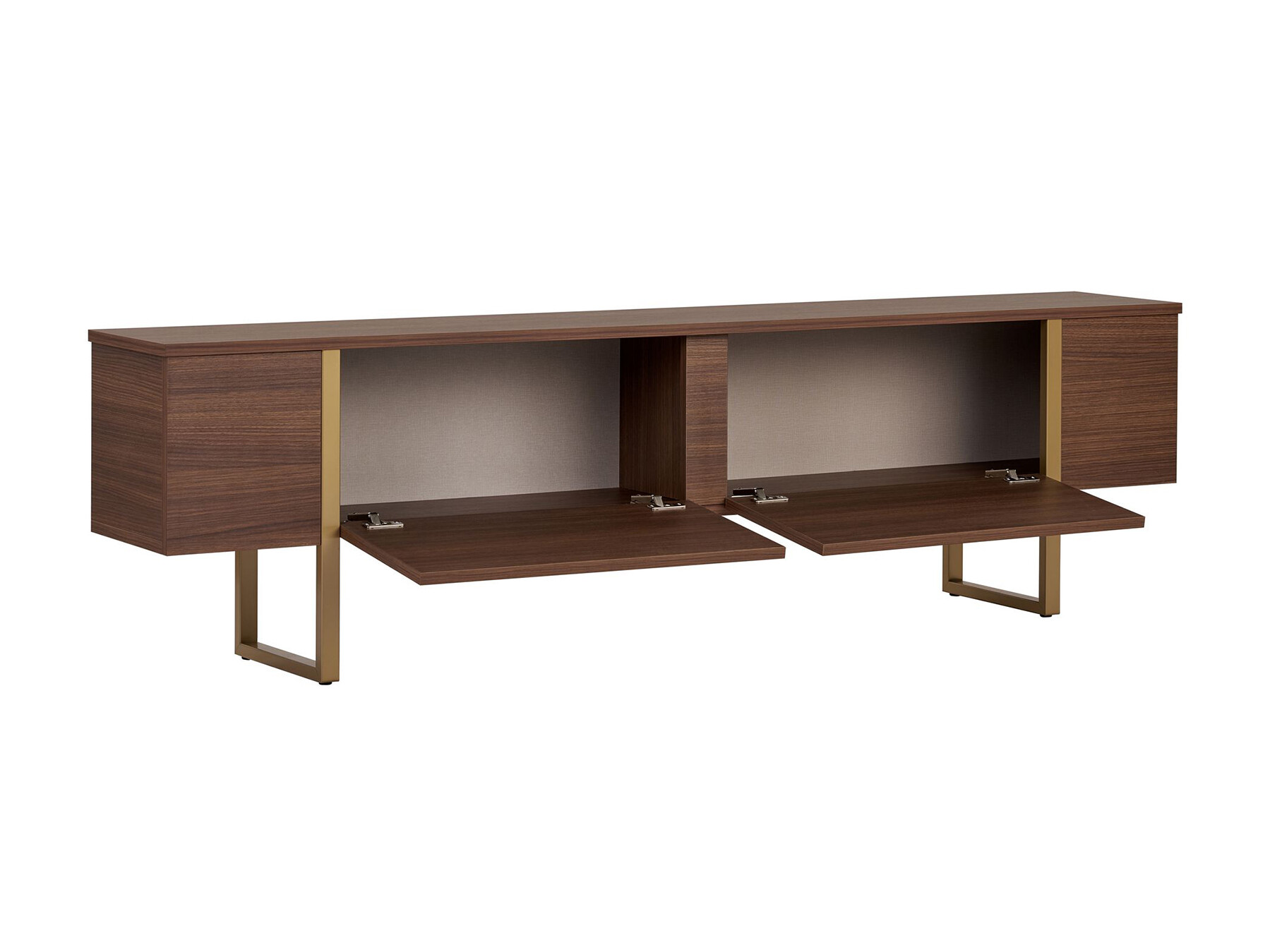 Mueble TV Novato 156 (Dorado + Nogal)