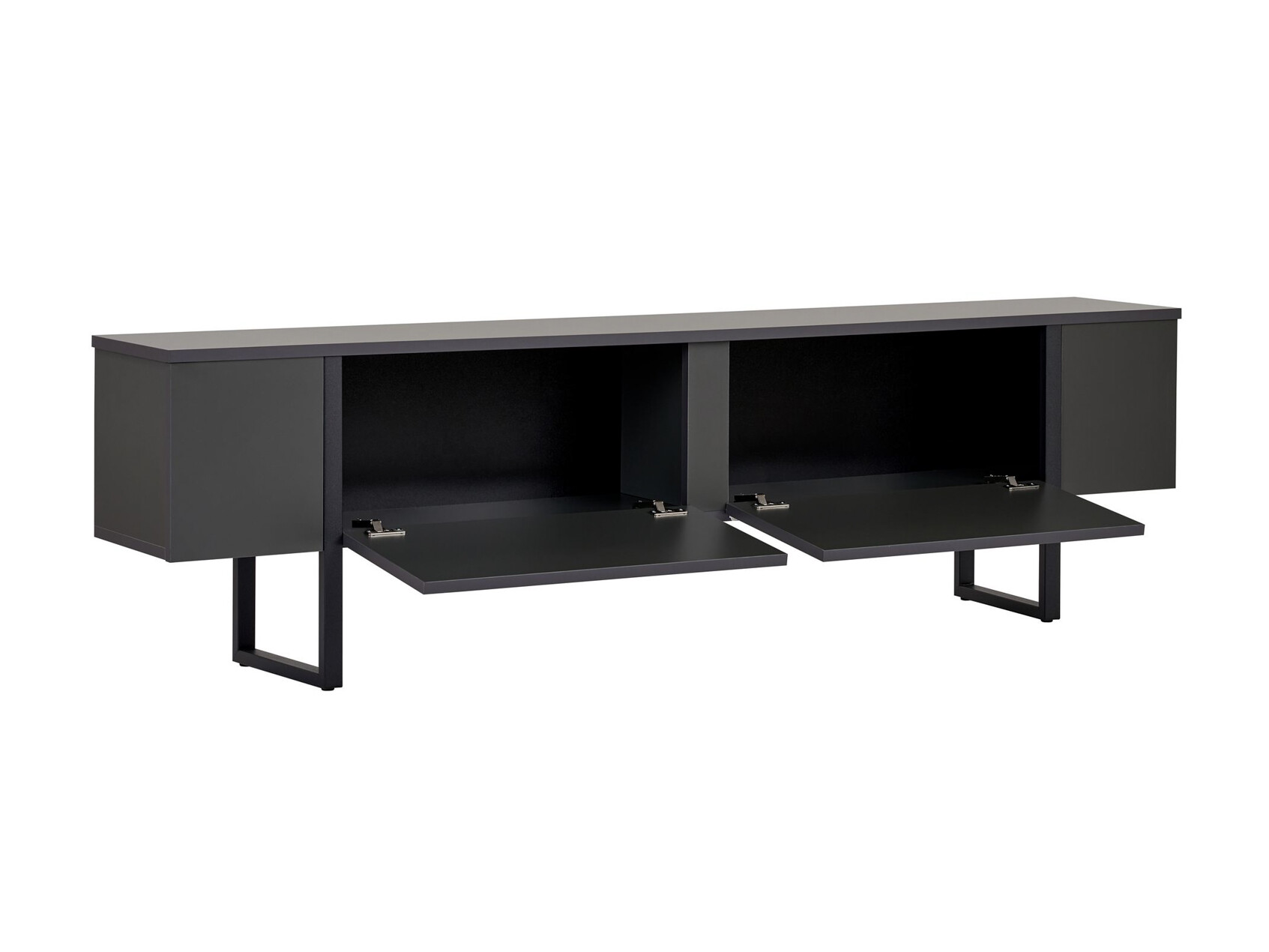 Mueble TV Novato 156 (Negro + Antracita)