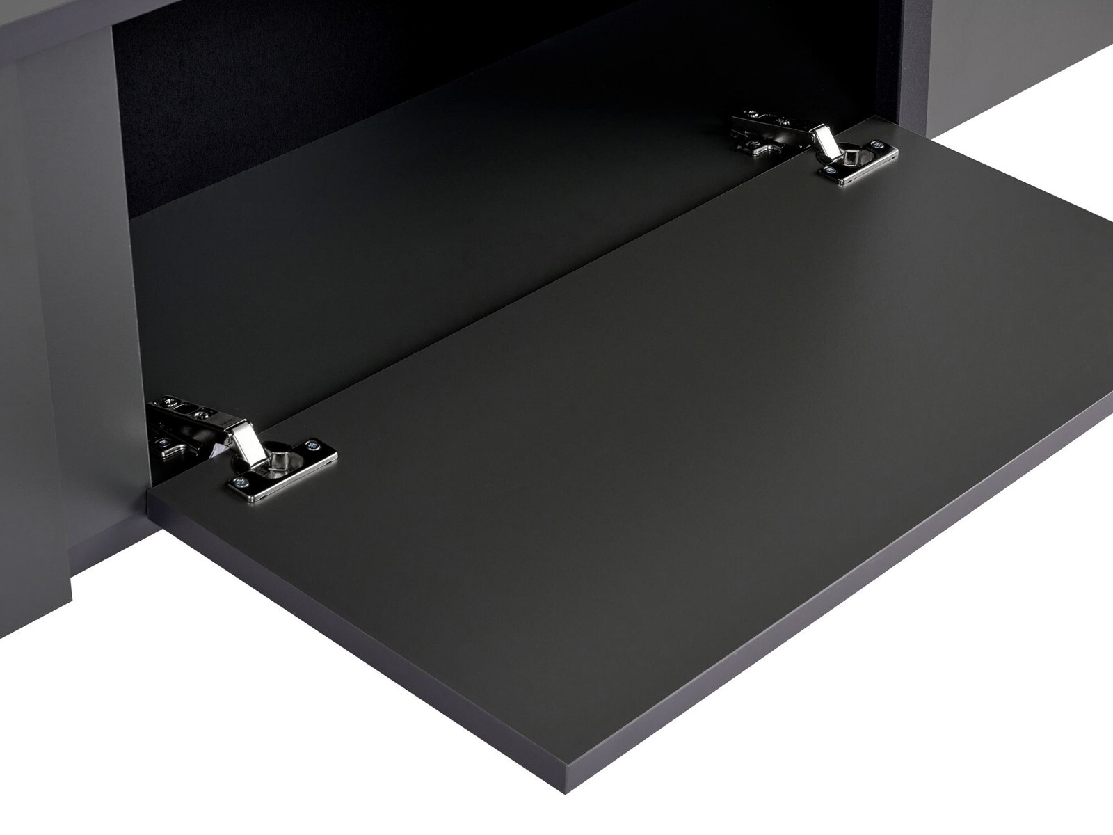 Mueble TV Novato 156 (Negro + Antracita)