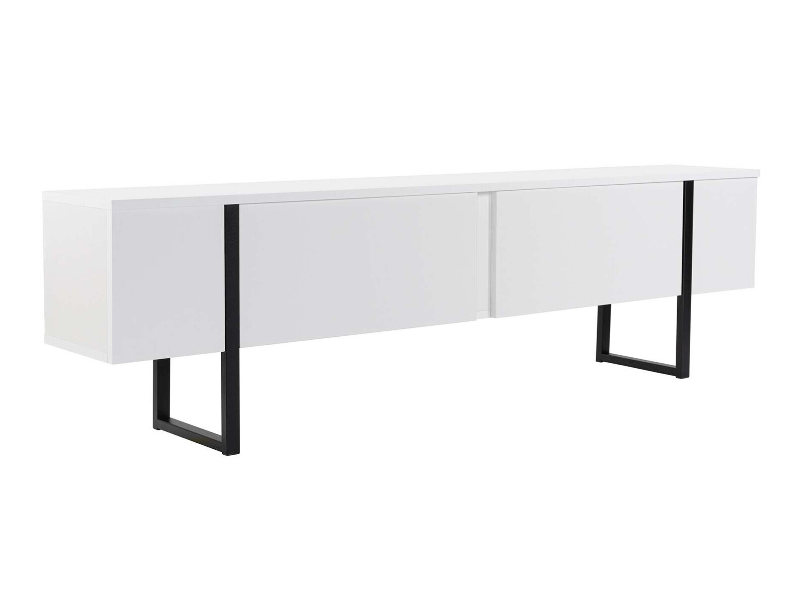 Mueble TV Novato 105 (Blanco + Negro)