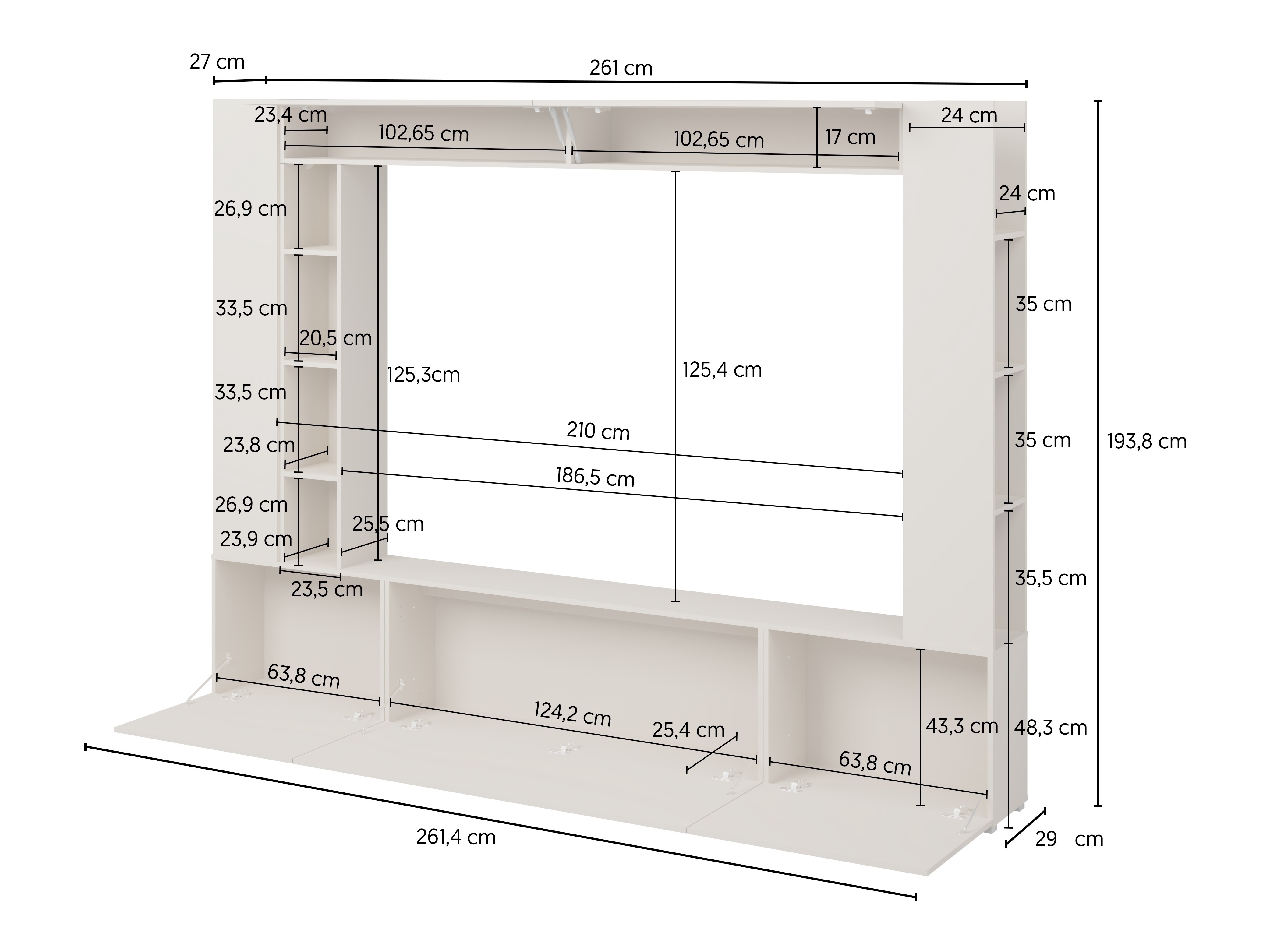 Conjunto de salón Austin 394 (Cachemira)
