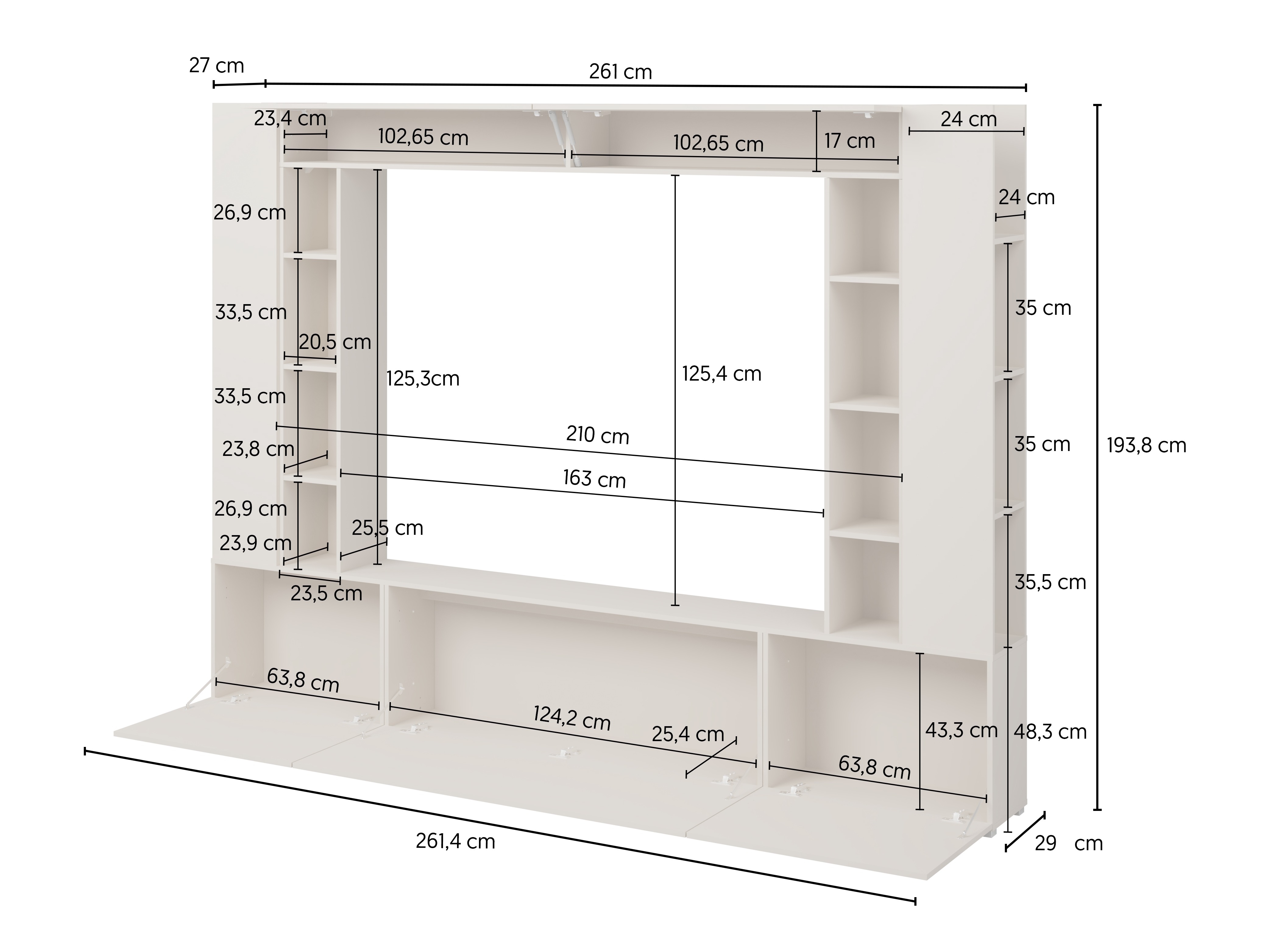 Conjunto de salón Austin 395 (Cachemira)
