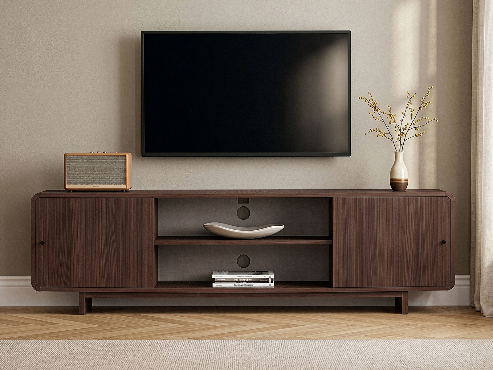 Mueble TV Novato 157 (Nogal)