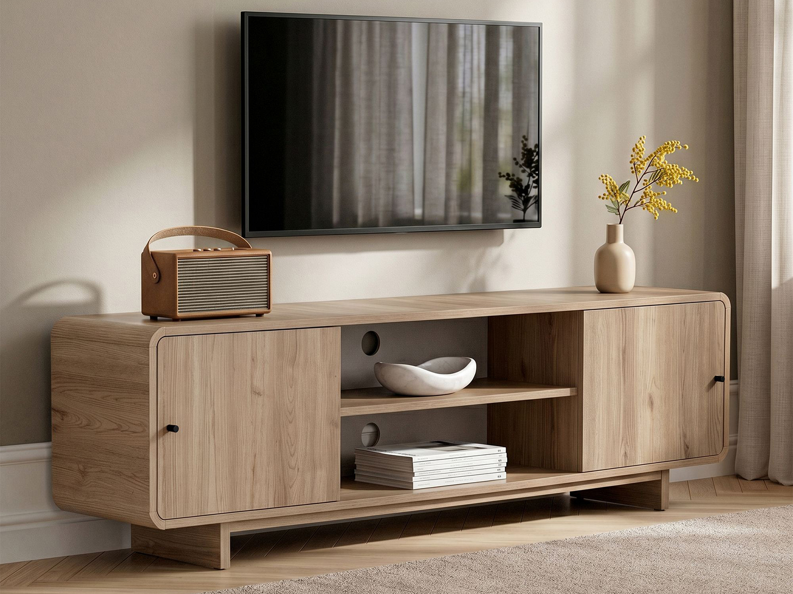 Mueble TV Novato 157 (Roble)