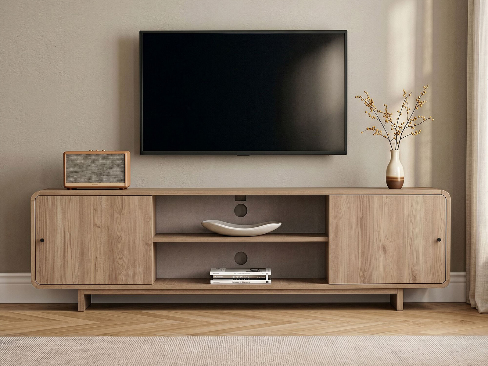 Mueble TV Novato 157 (Roble)