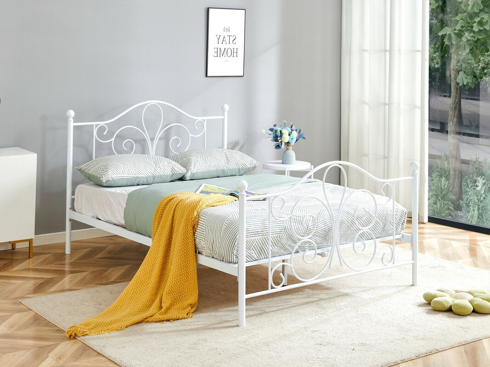 Cama Houston 1355 (Blanco)