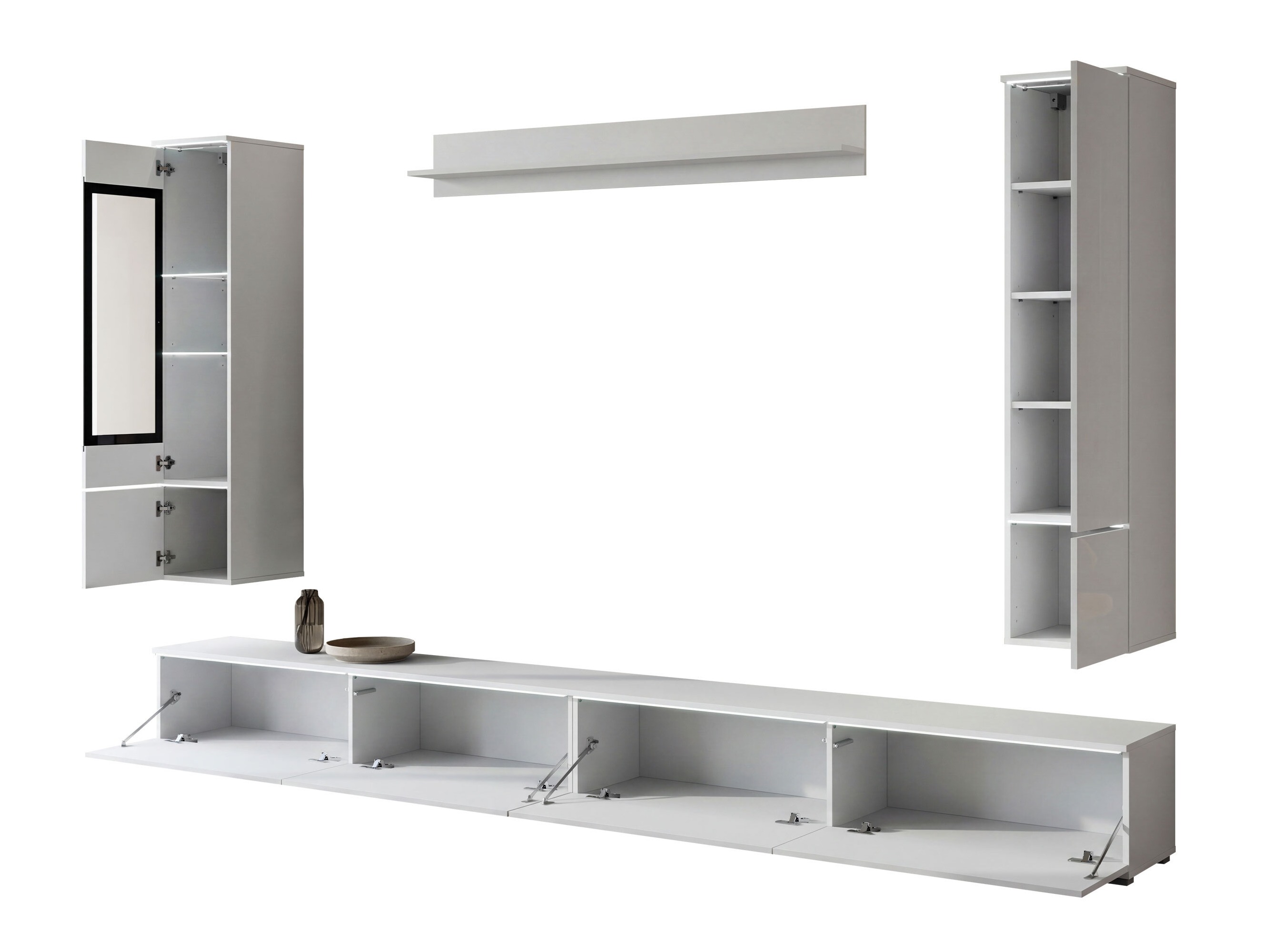 Conjunto de salón Mirfivo 110 (Negro)