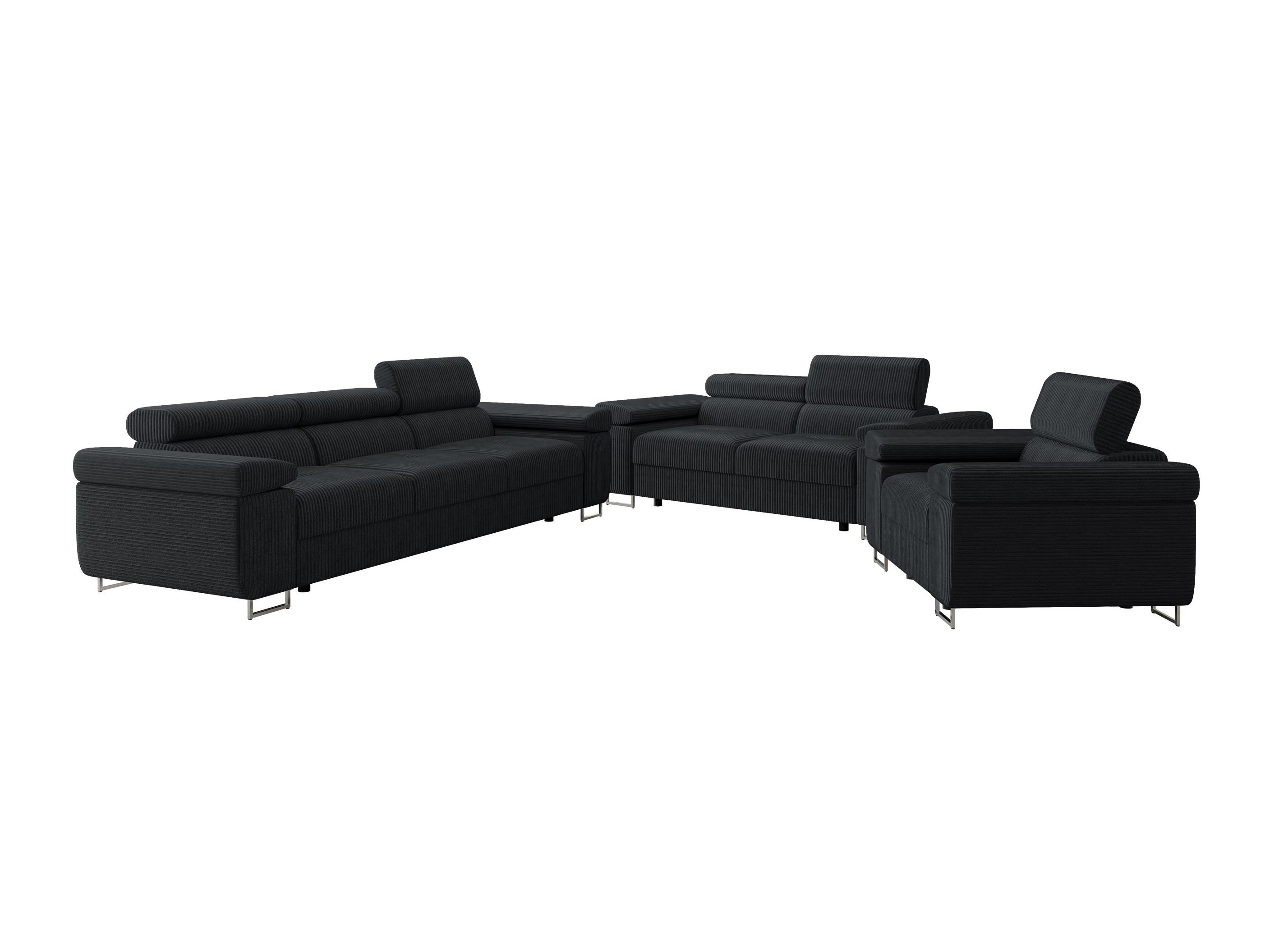 Conjunto de muebles tapizado Comfivo Vinetum (Poso 135)