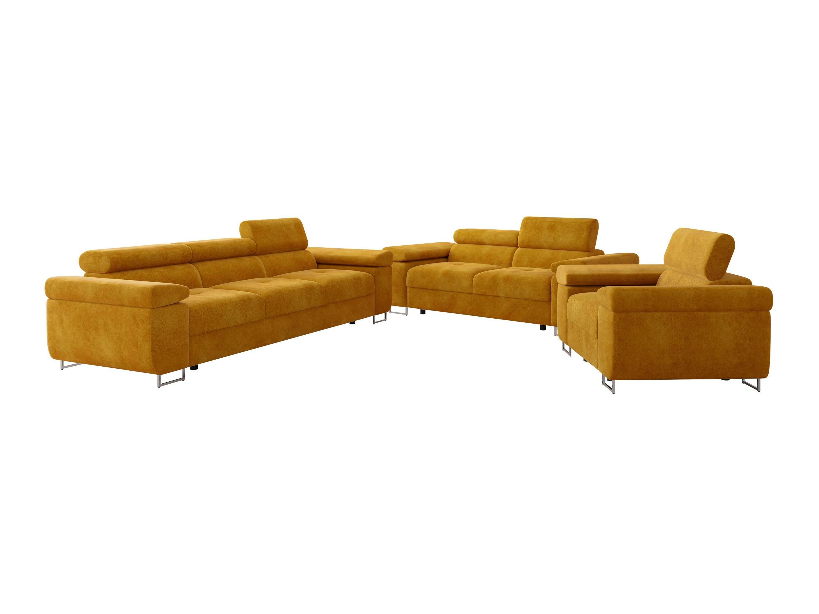 Conjunto de muebles tapizado Comfivo Vinetum (Wave 05)