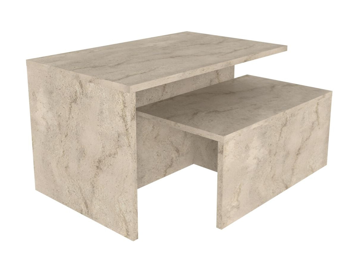 Conjunto mesa de centro Kailua 2750 (Claro Travertine)