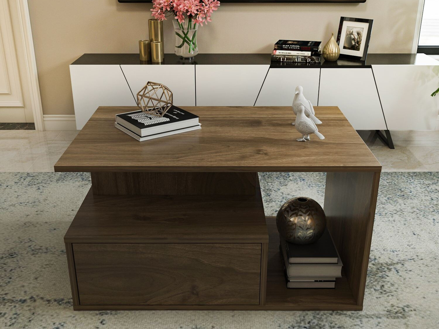 Mesa de centro Kailua 2747 (Nogal)