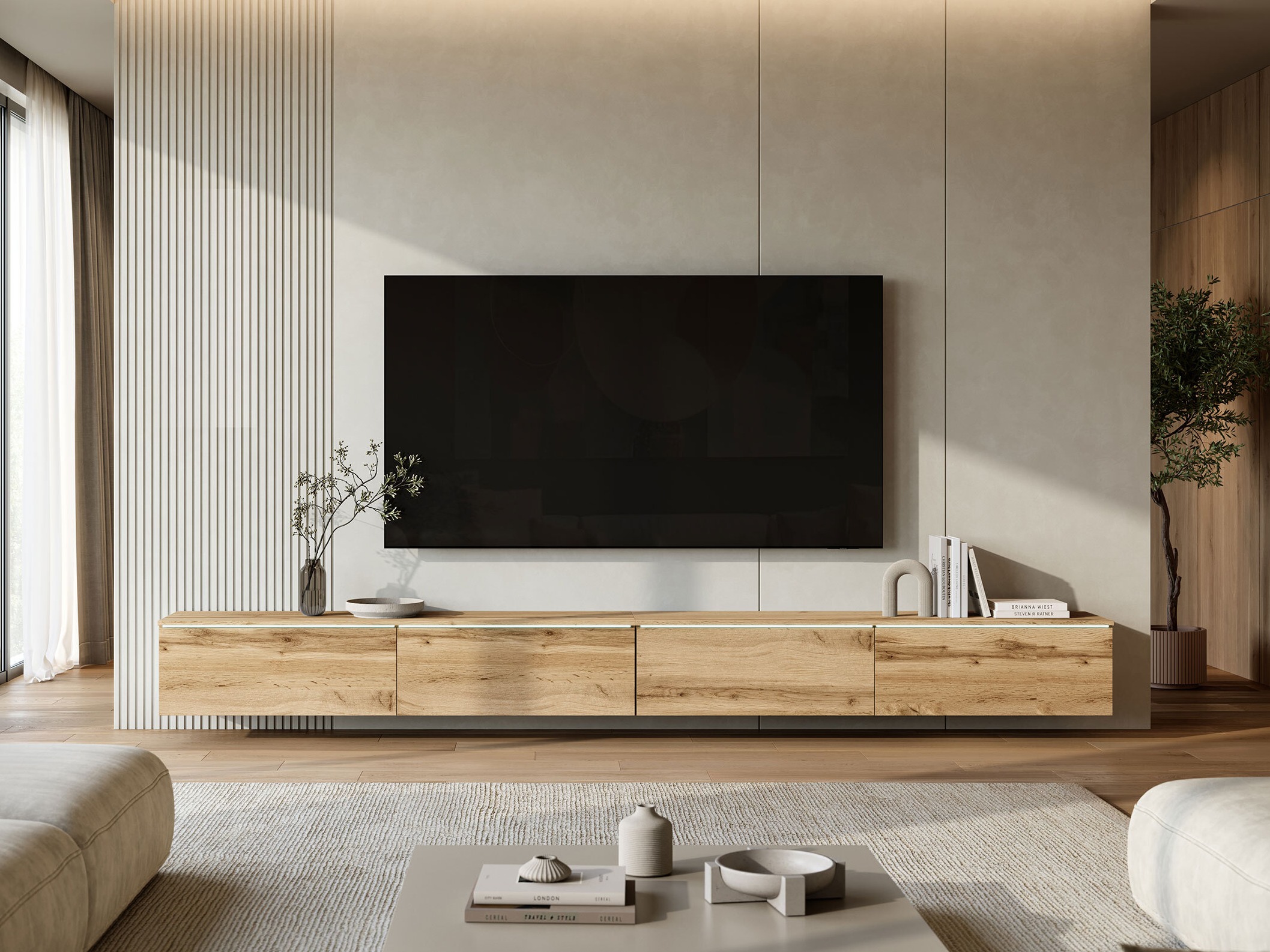Mueble TV Sarasota 199 (Roble wotan)