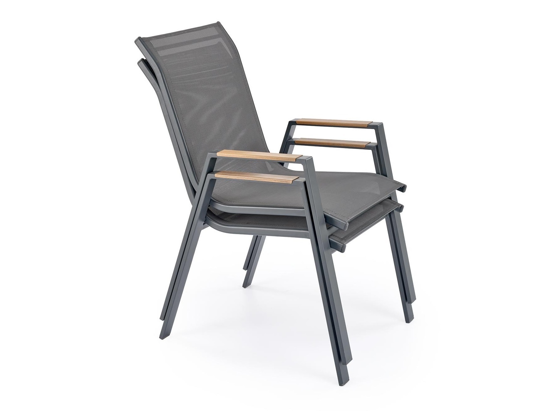 Silla para exterior Houston 2140 (Gris + Antracita)