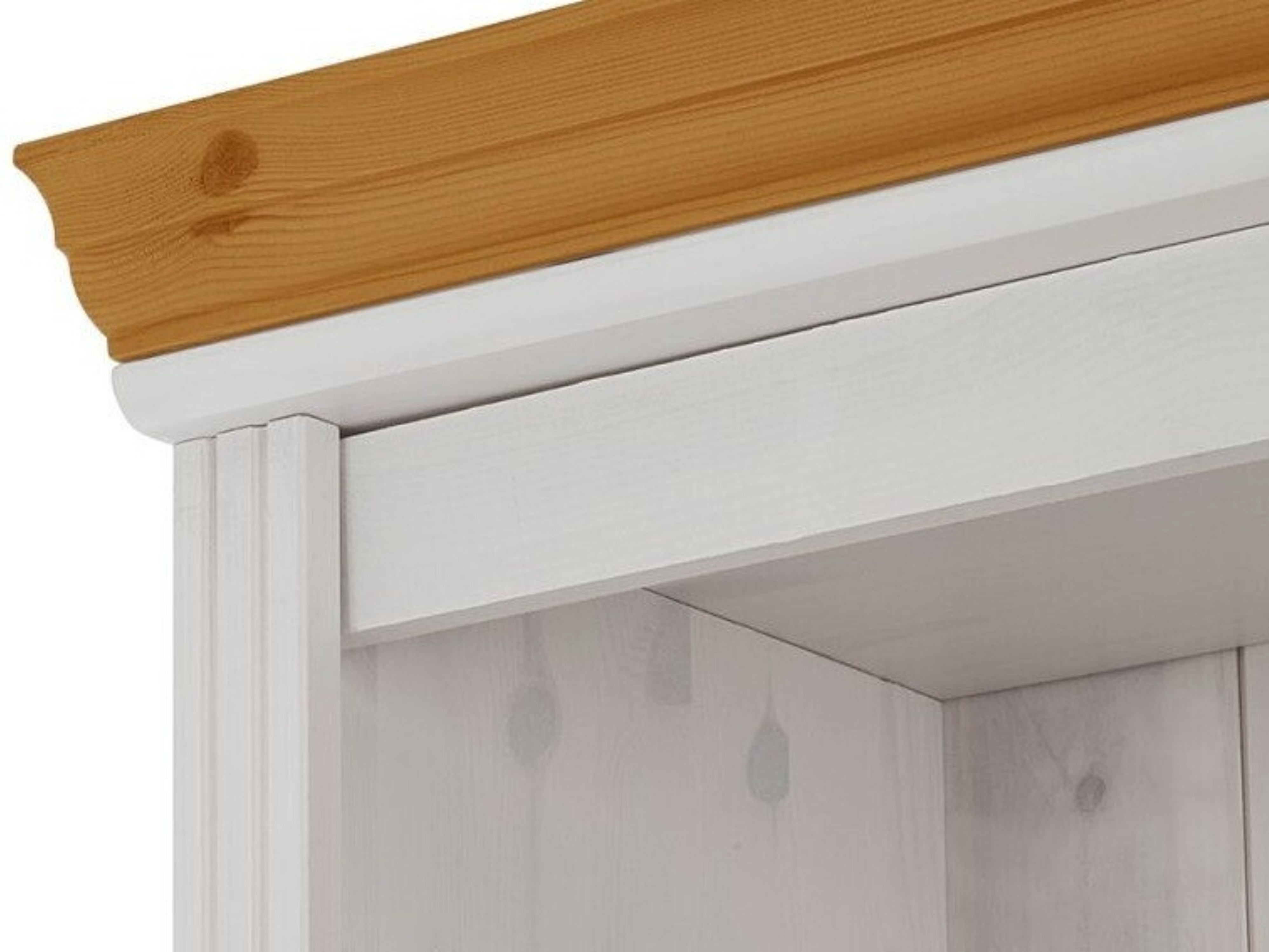 Conjunto de salón Saltoro 107 (Blanco + Miel de roble)