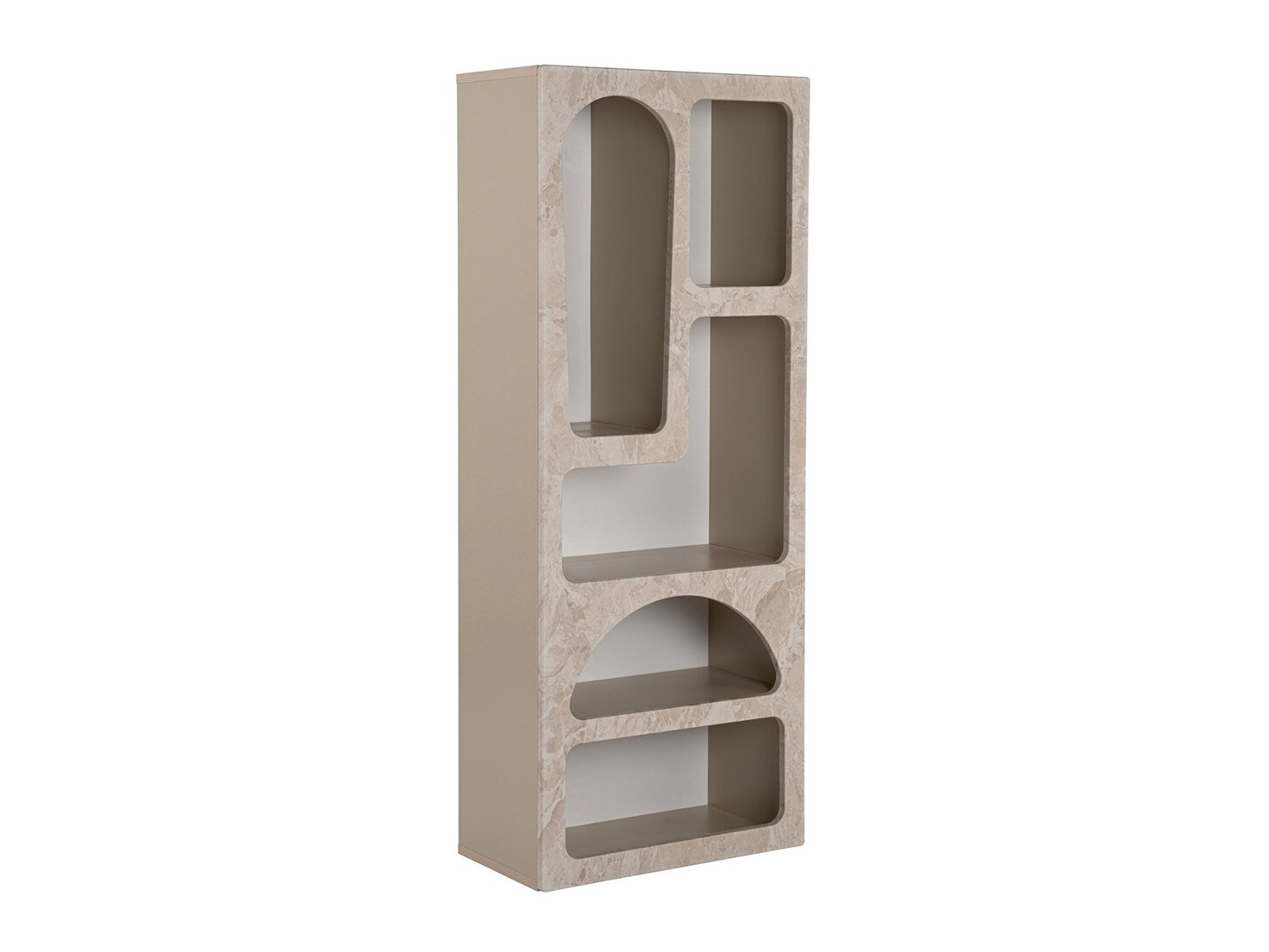 Estantería Novato 166 (Beige + Claro Travertine)