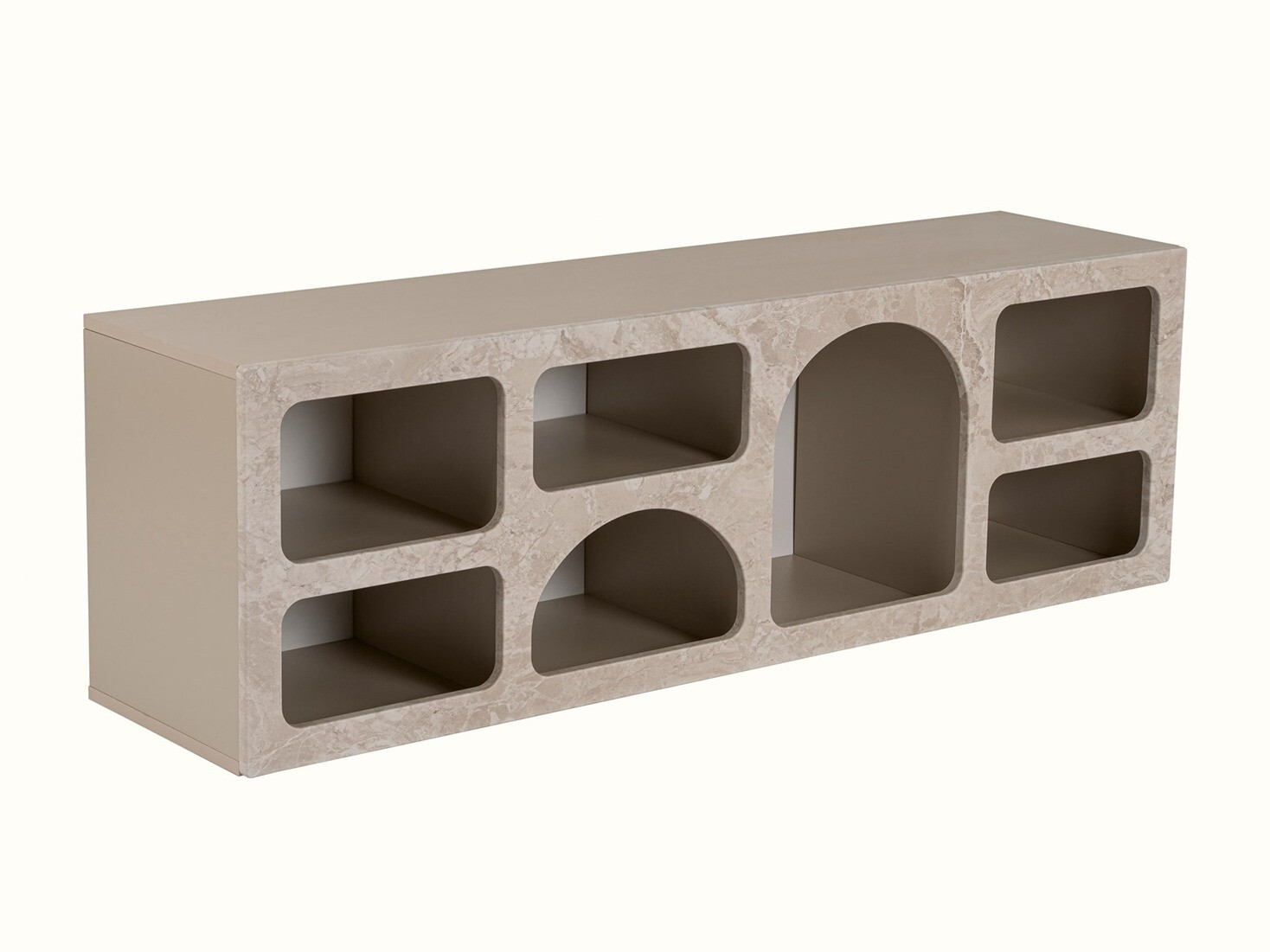 Mueble TV Novato 143 (Travertino claro + Beige)